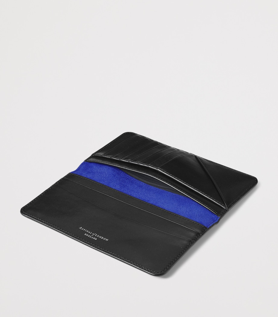 Aspinal Of London Leather Long Wallet Black Image 4