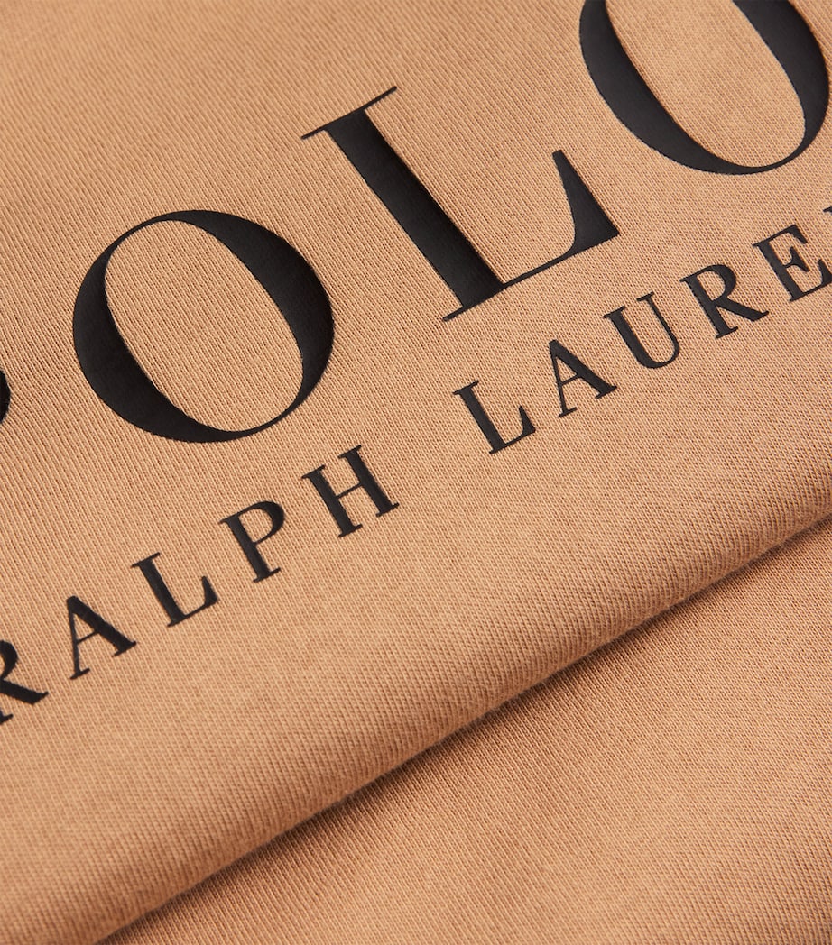 Cotton Logo T-Shirt CLASSIC CAMEL Image 5