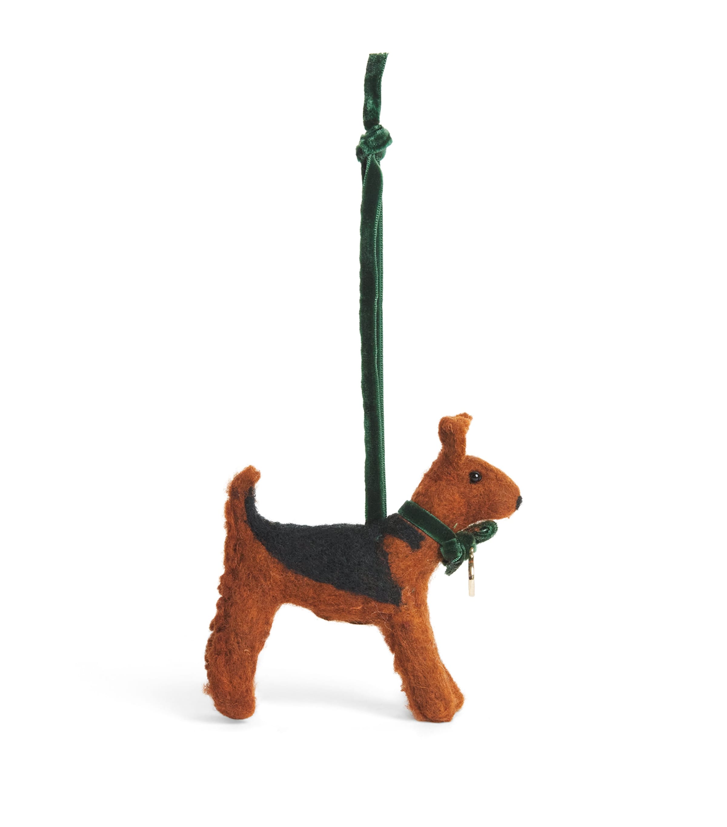 Harrods Felt Dog Tree Decoration Image 1