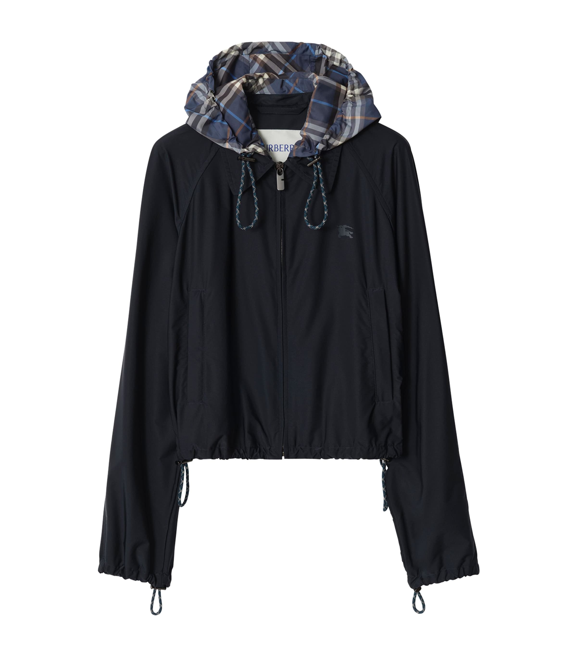 Cropped Harrington Jacket SILHOUETTE BLUE Image 1
