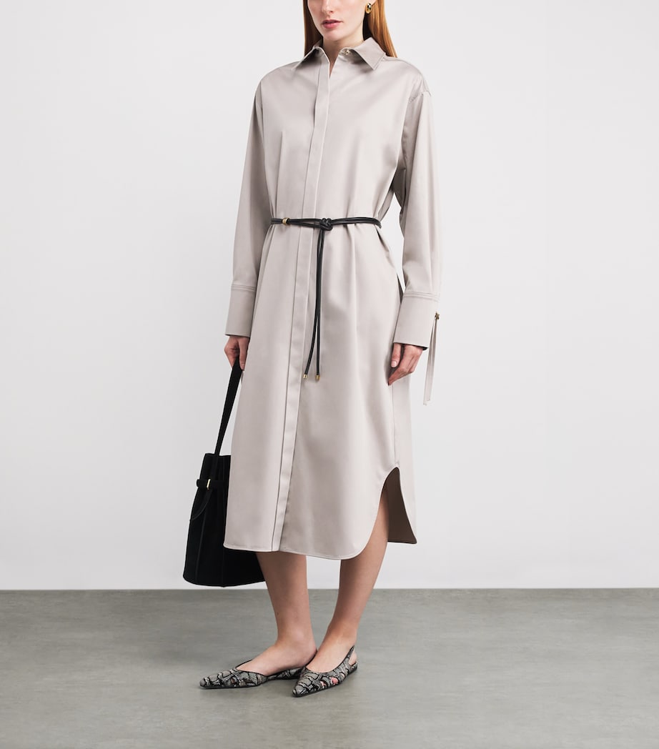 Agnona Nappa Leather Rope Belt Black Image 3