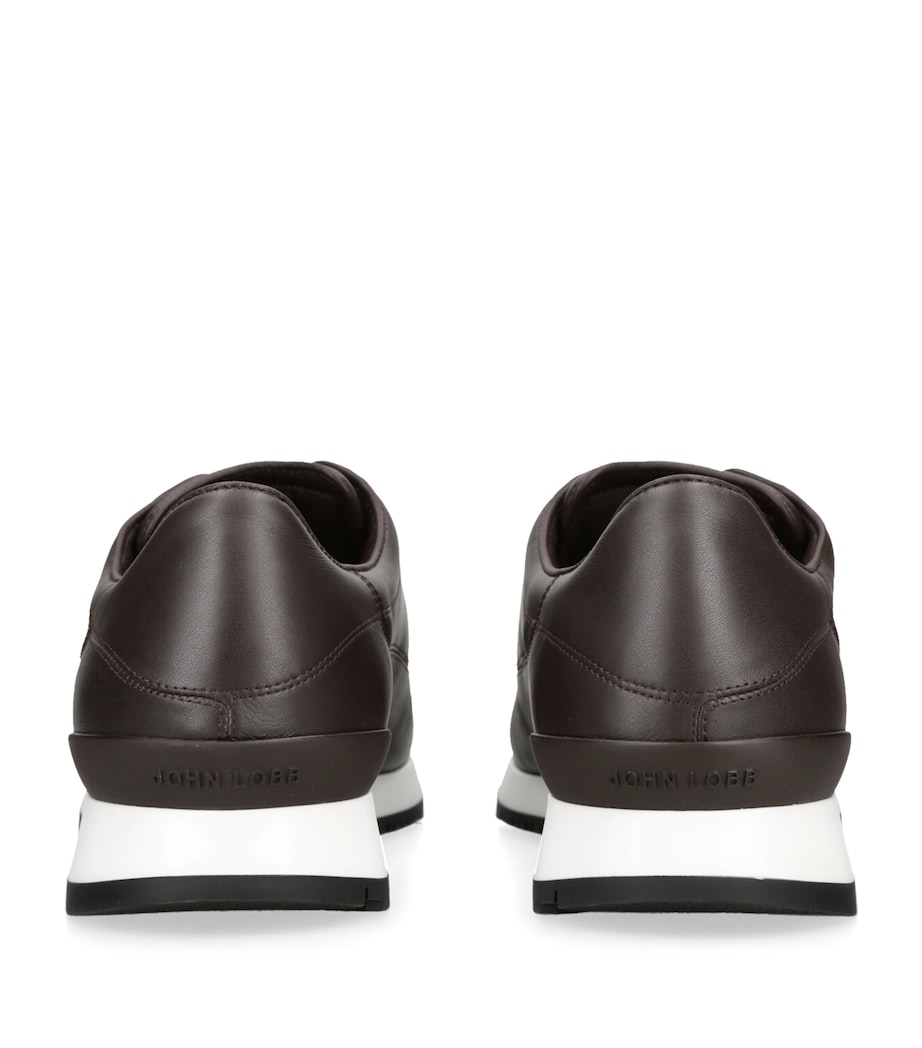 Leather Lift Slip-On Sneakers DARK BROWN Image 2