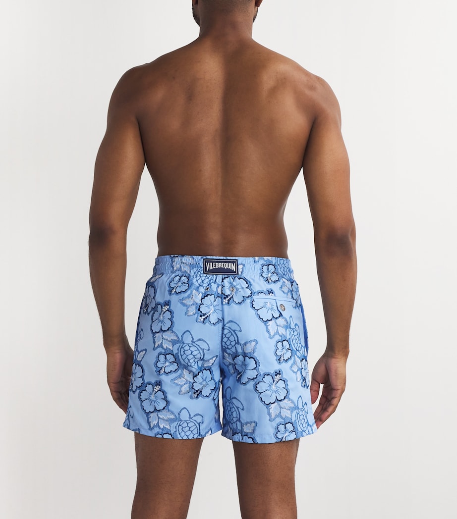 Embroidered Mistral Swim Shorts 603 FLAX FLOWER Image 4