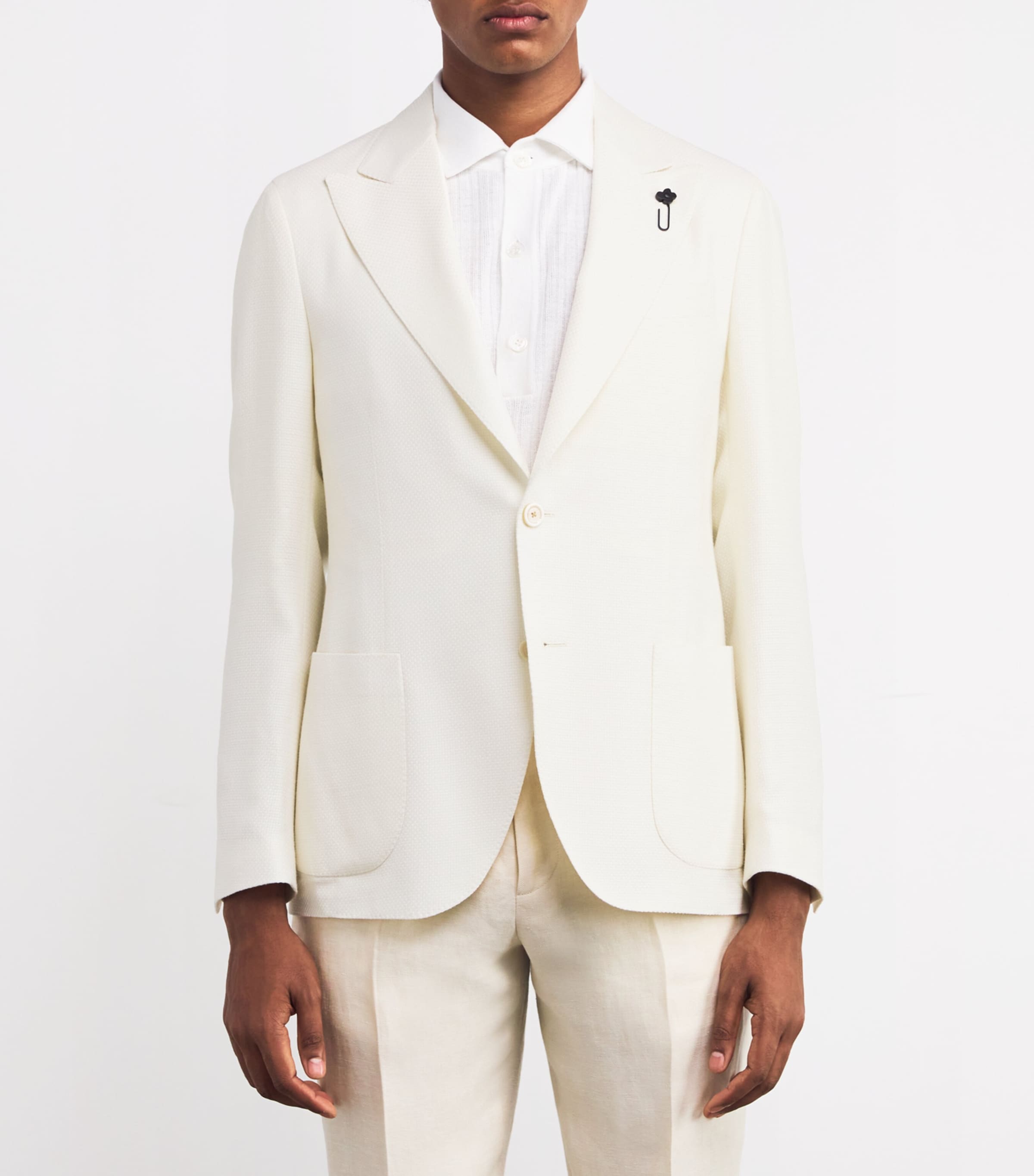 Wool-Blend Iconic Drop 7 Blazer 120 Image 3