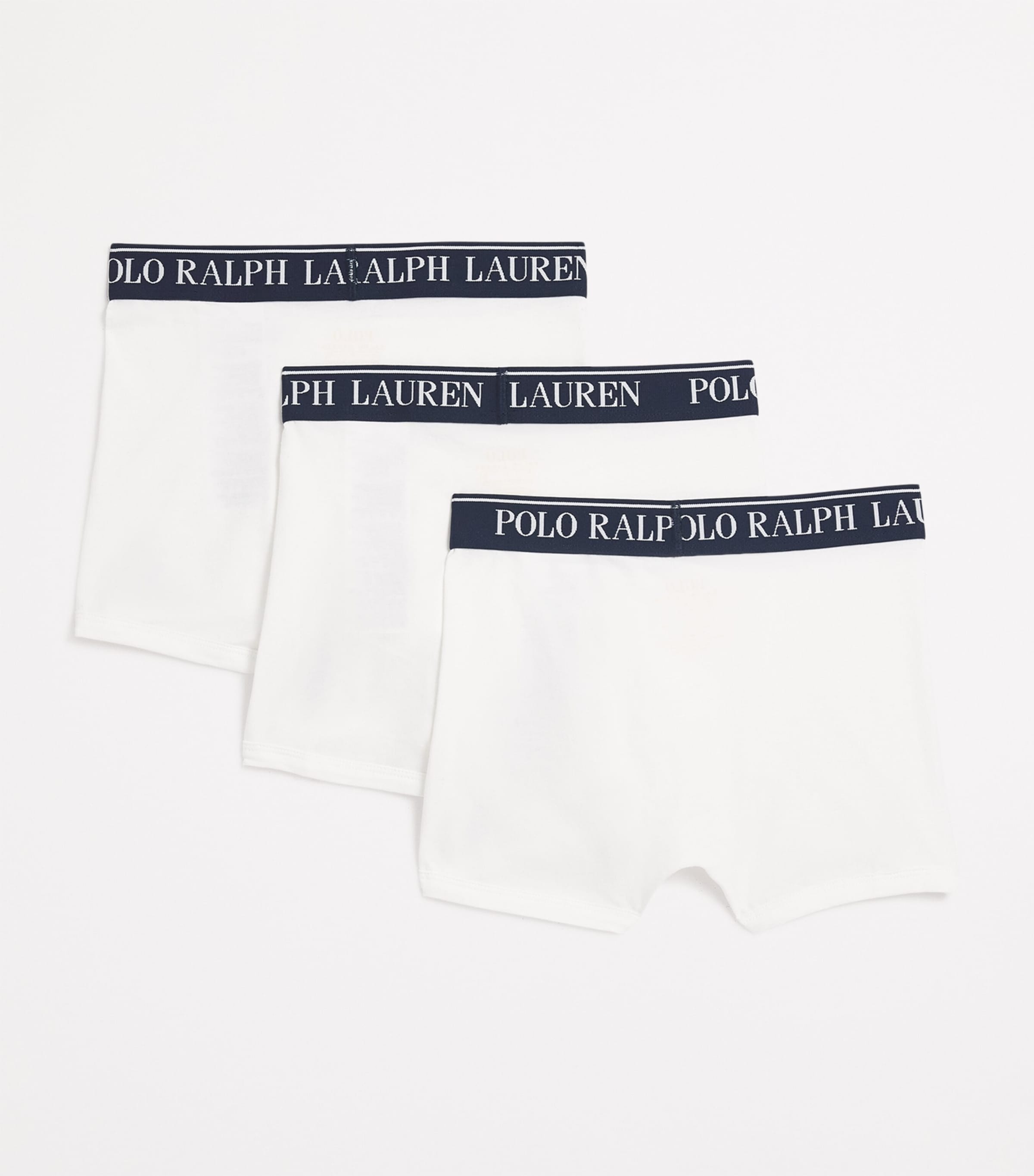 Pack of 3 Stretch-Cotton Boxer Briefs (6-14 Years) WHITE Image 2