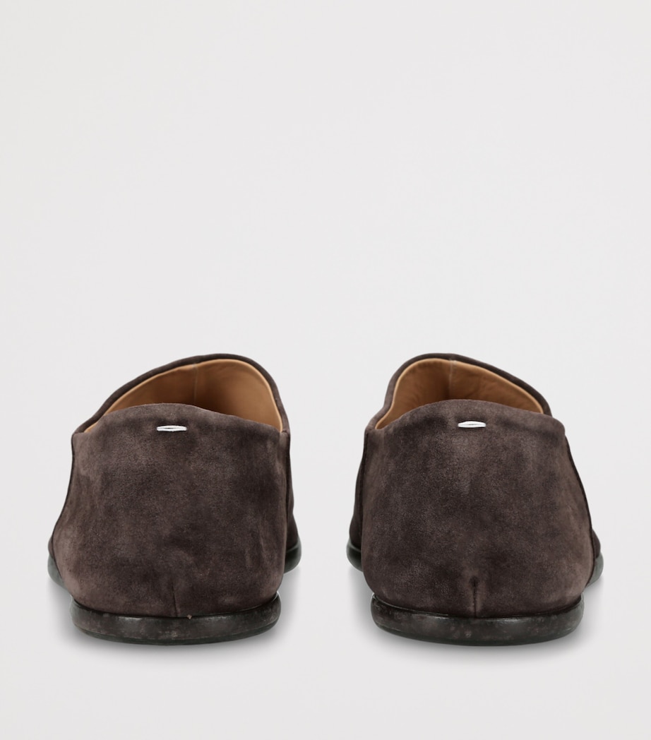 Suede Tabi Babouche Loafers DARK BROWN Image 2
