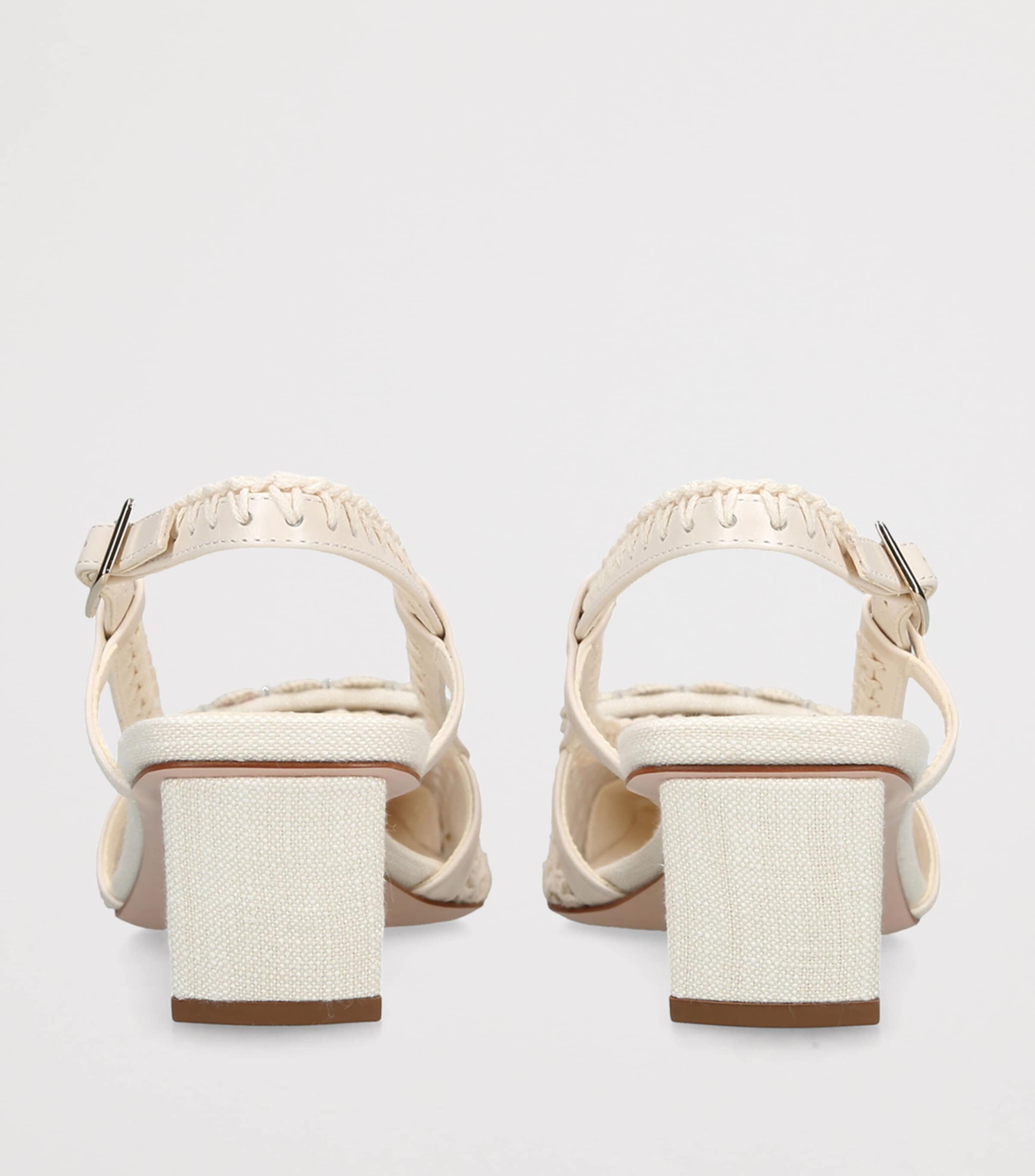 Roger Vivier Crochet Belle Vivier Slingback Pumps 45 White Image 4