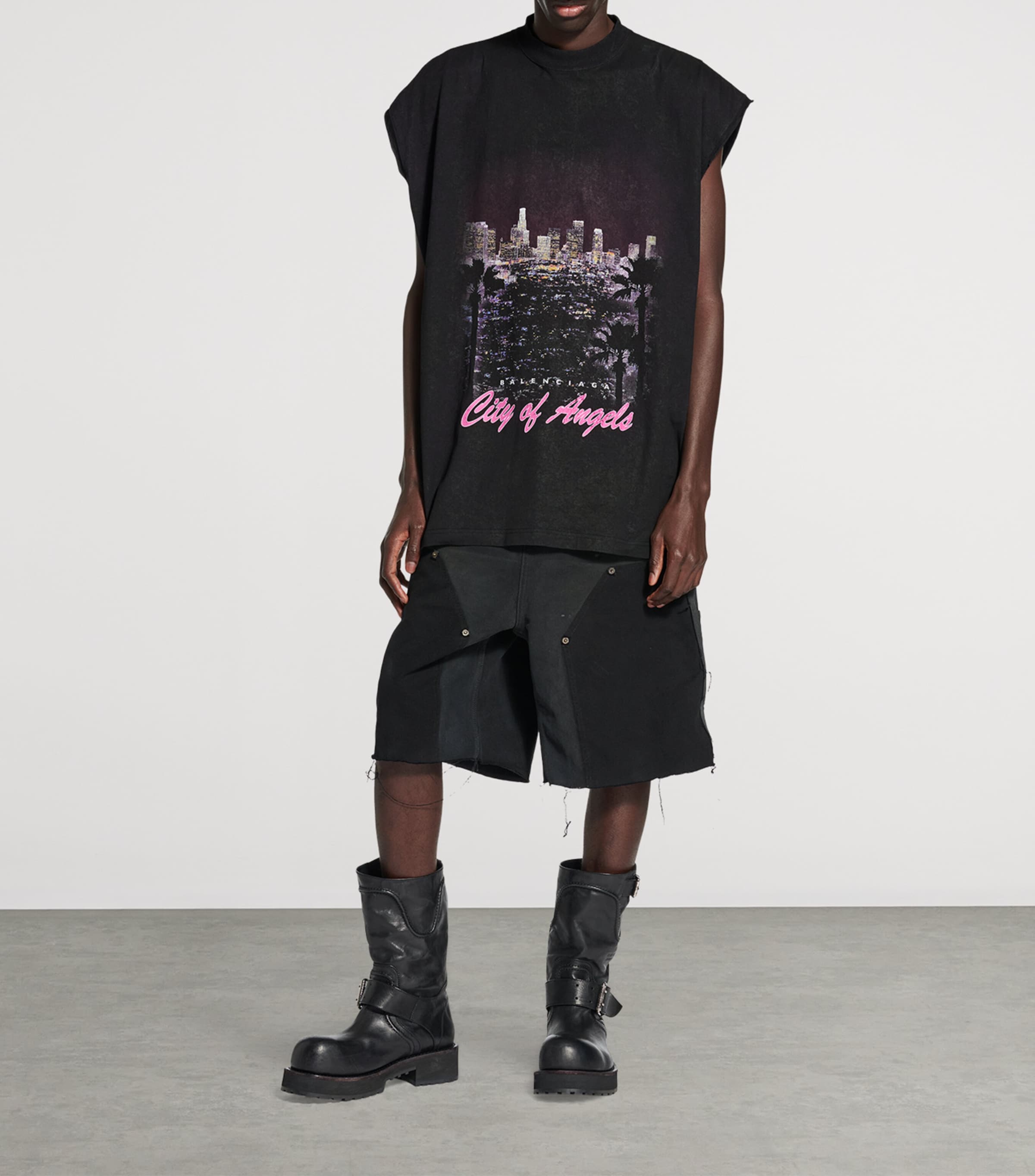 【BALENCIAGA】City Of Angels Sleeveless T-Shirt BALENCIAGA | 'CITY OF ANGELS' SLEEVELESS T-SHIRT