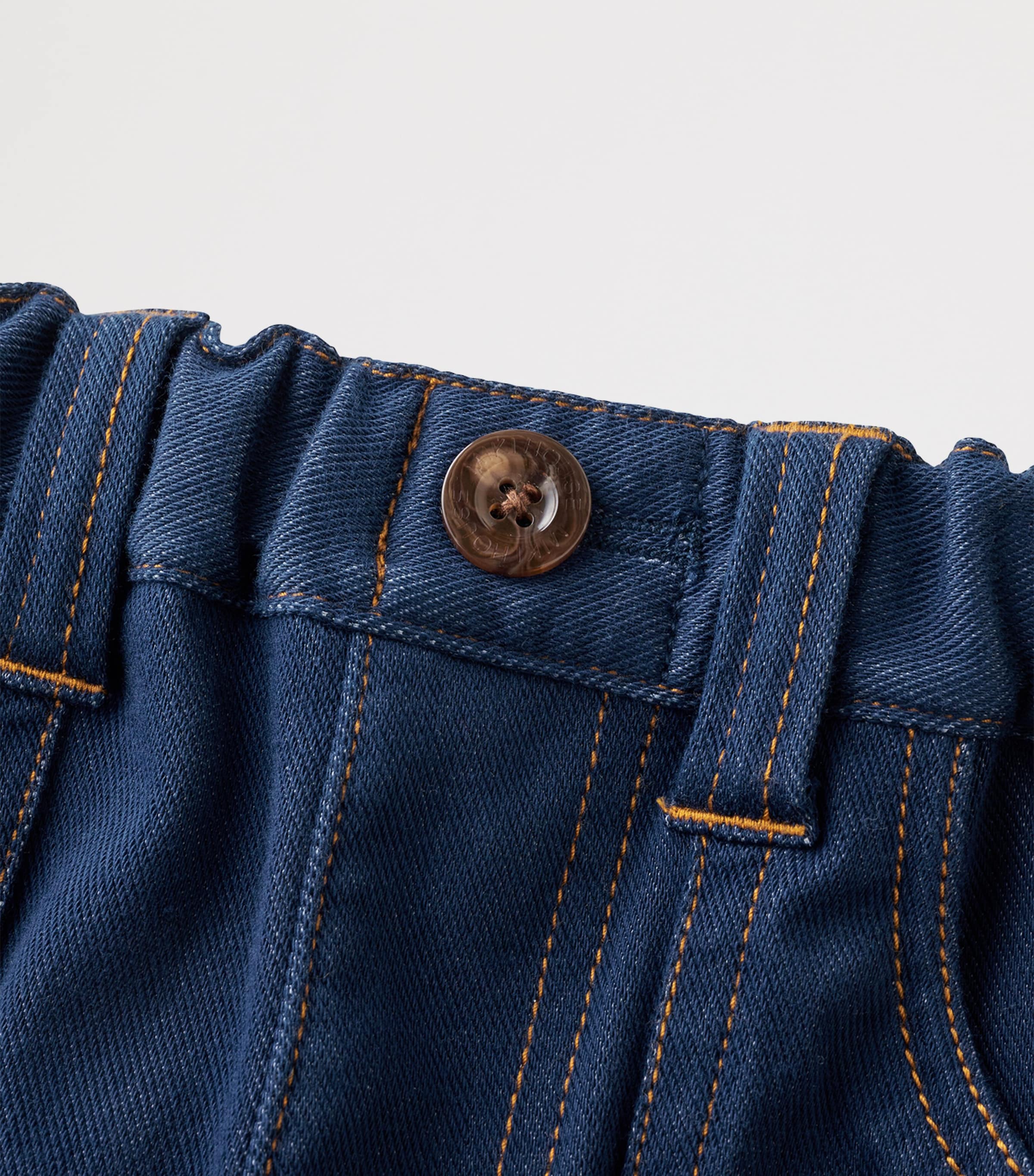 Miki House Teddy Bear Appliqué Jeans (2-5 Years) Image 3
