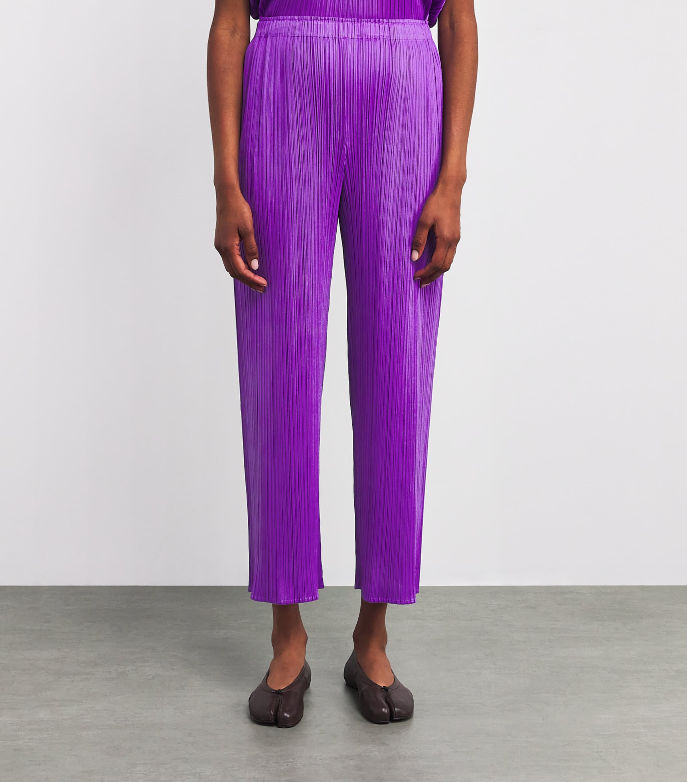 Monthly Colors August Wide-Leg Trousers LIGHT PURPLE Image 3