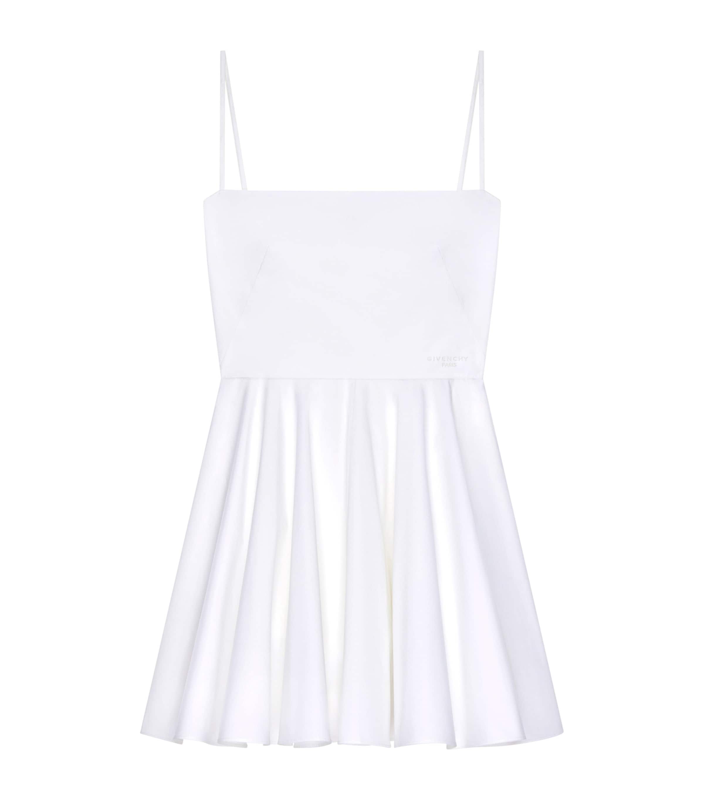 Givenchy Womens Cotton Mini Dress White Image 1