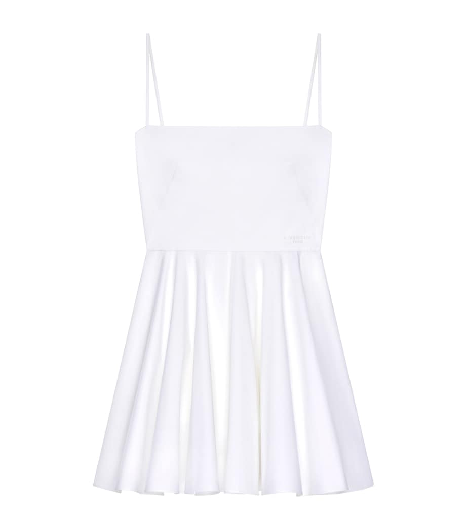 Givenchy Womens Cotton Mini Dress White Image 1