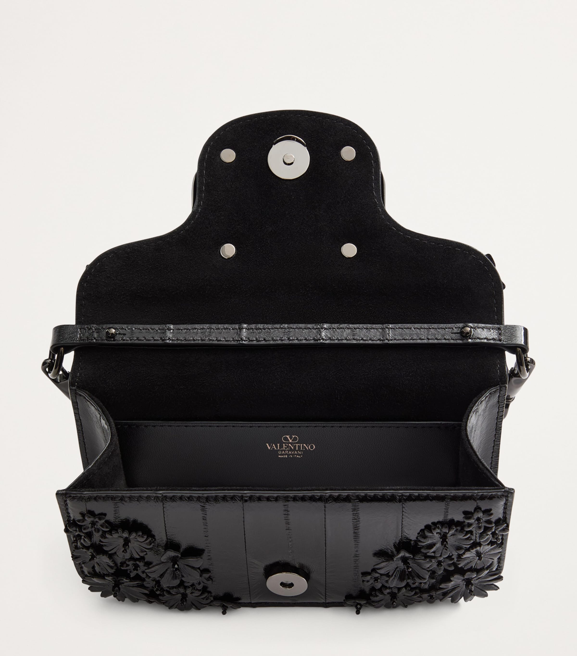 Valentino Garavani Small Embellished Locò Shoulder Bag