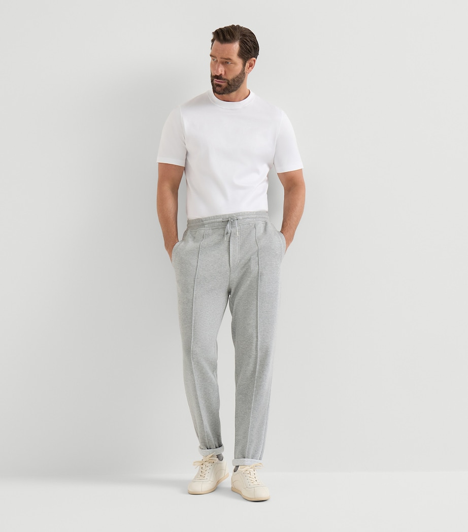 Brunello Cucinelli Mens French Terry Drawstring Sweatpants Image 3