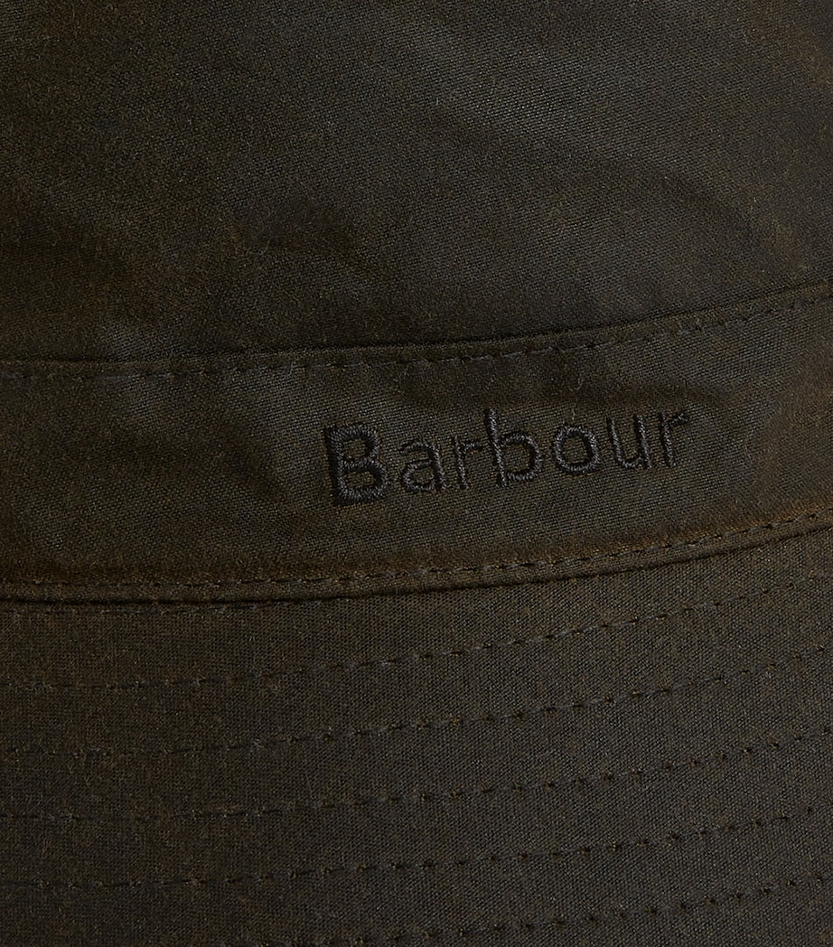 Waxed Cotton Sports Hat OLIVE Image 4