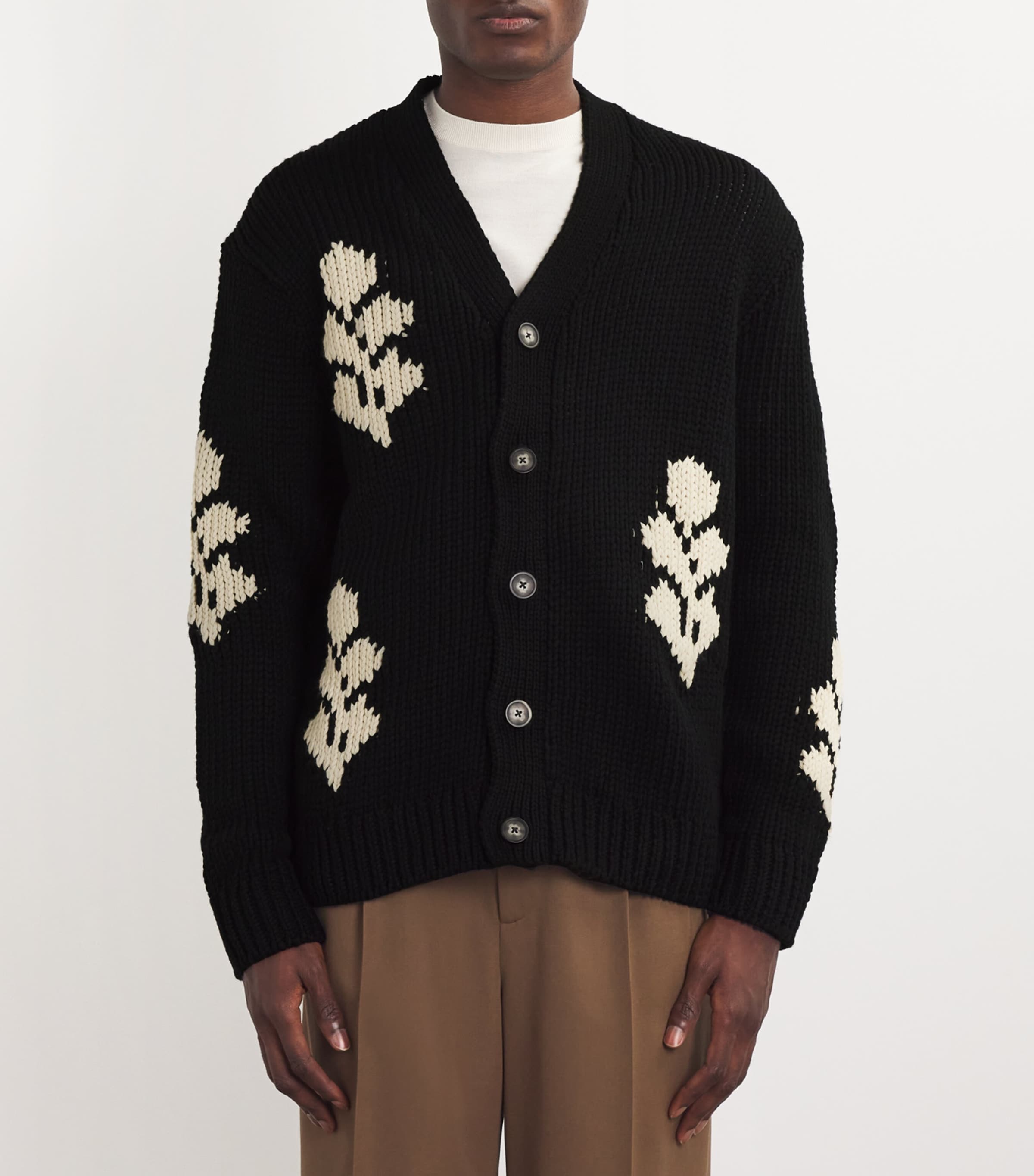Kyle 6672 men's cardigan - Evergreen - Buy online at NN.07®