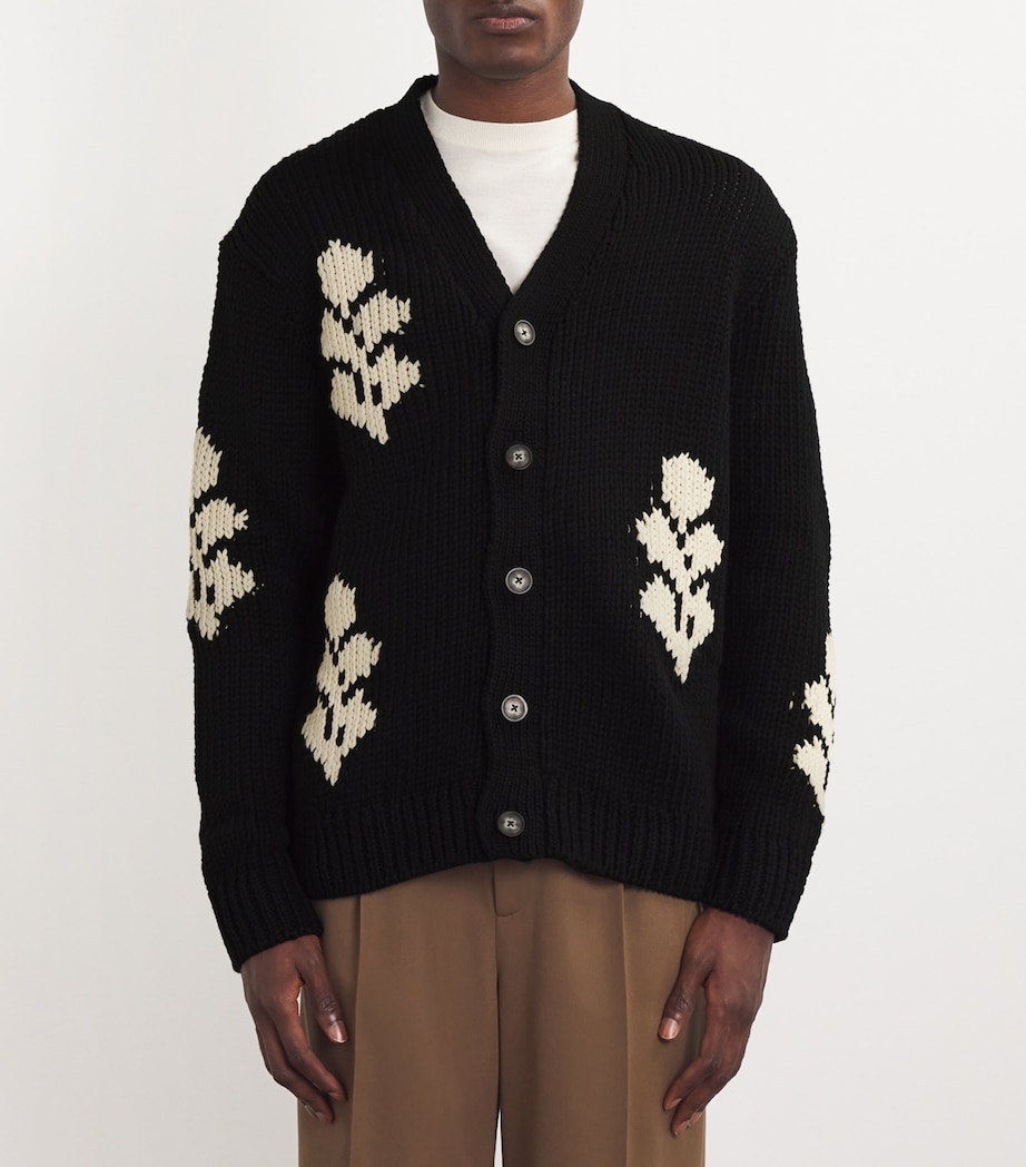 NN07 Mens Mika Cardigan Black Image 3