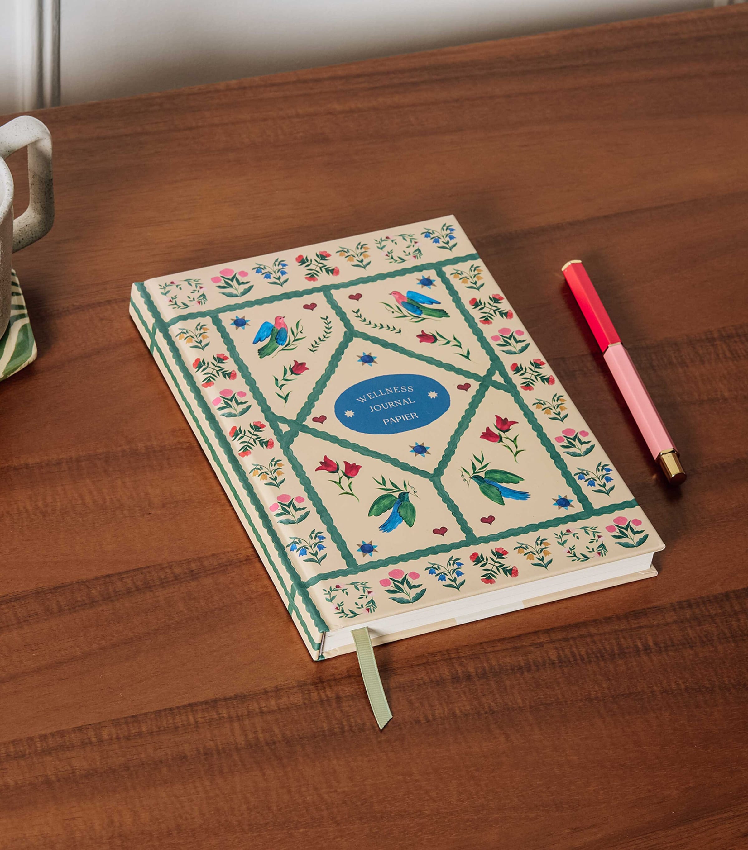 Papier Quilted Daydream Wellness Journal Beige Image 3