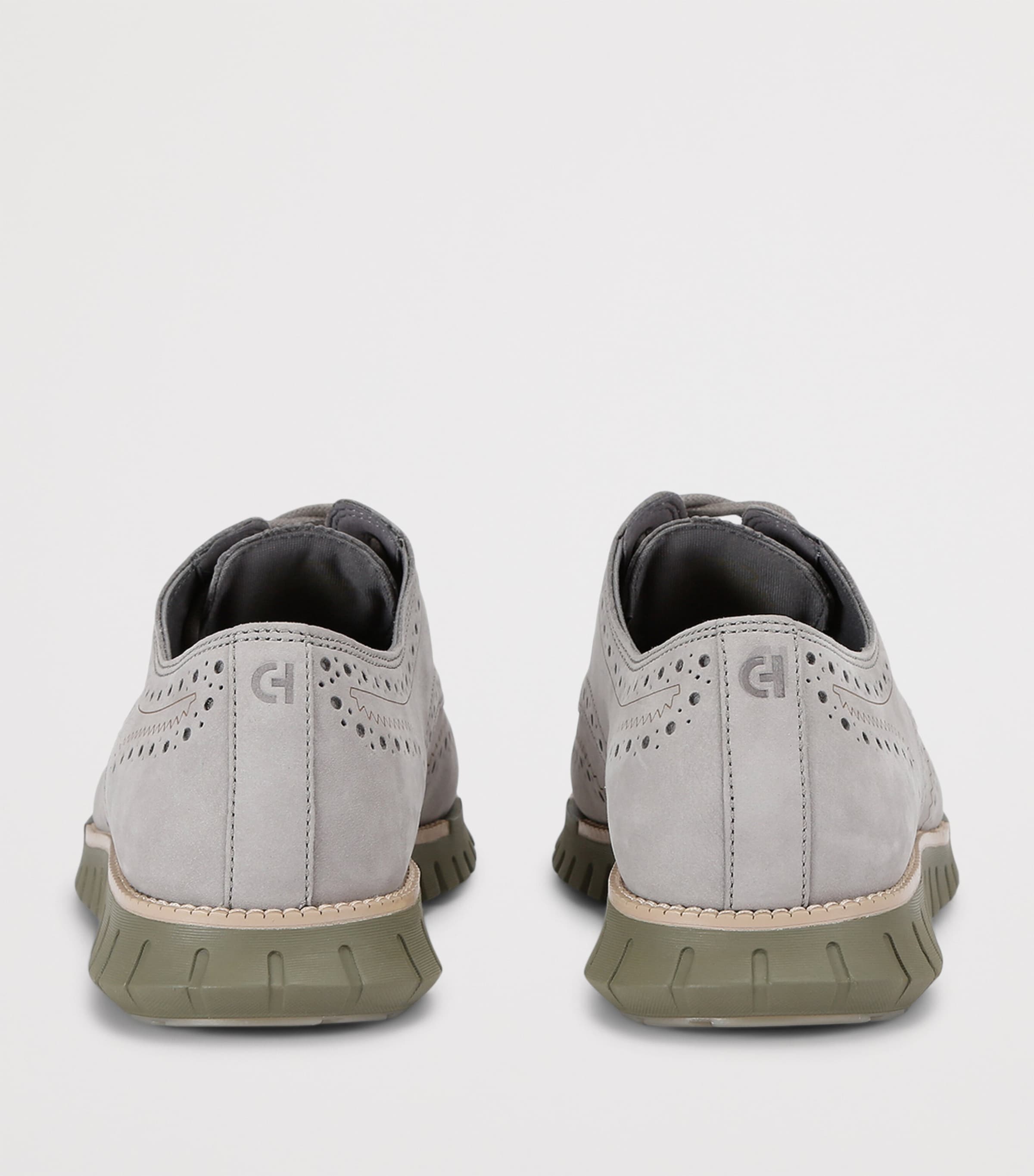 ZERØGRAND Remastered Wingtip Oxford Shoes GREY MID Image 2