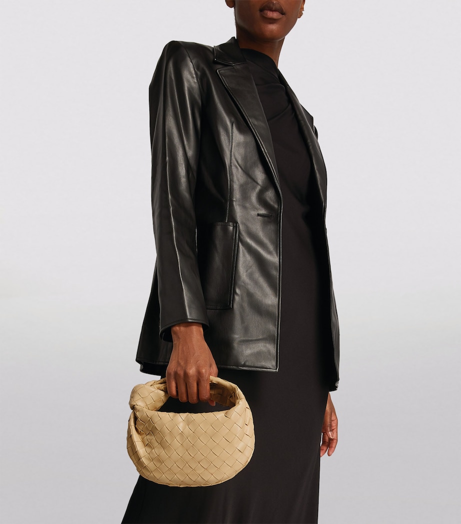 Mini Leather Jodie Bag PORRIDGE-GOLD Image 2