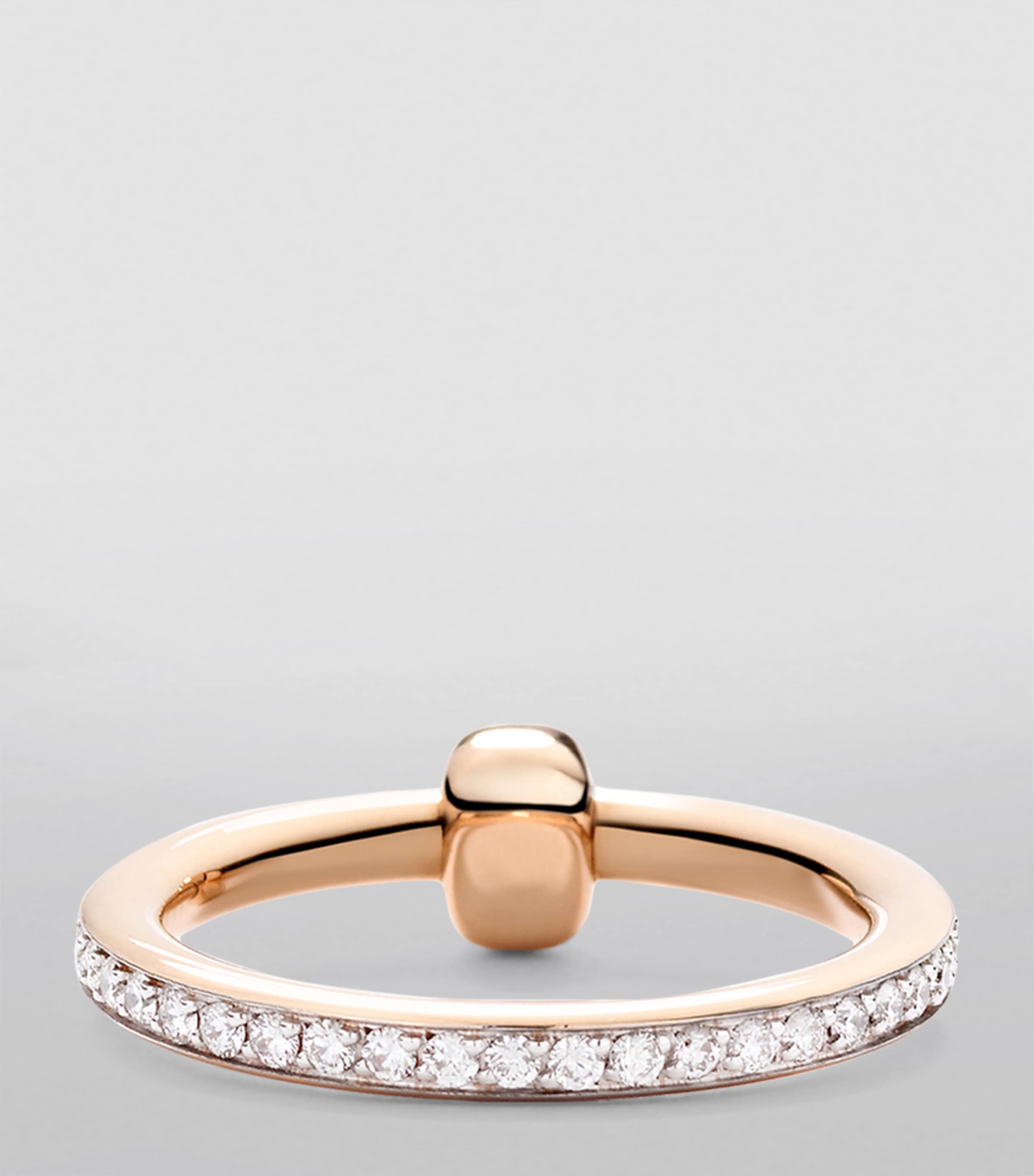 Rose Gold and Diamond Pomellato Together Ring DB000 Image 5