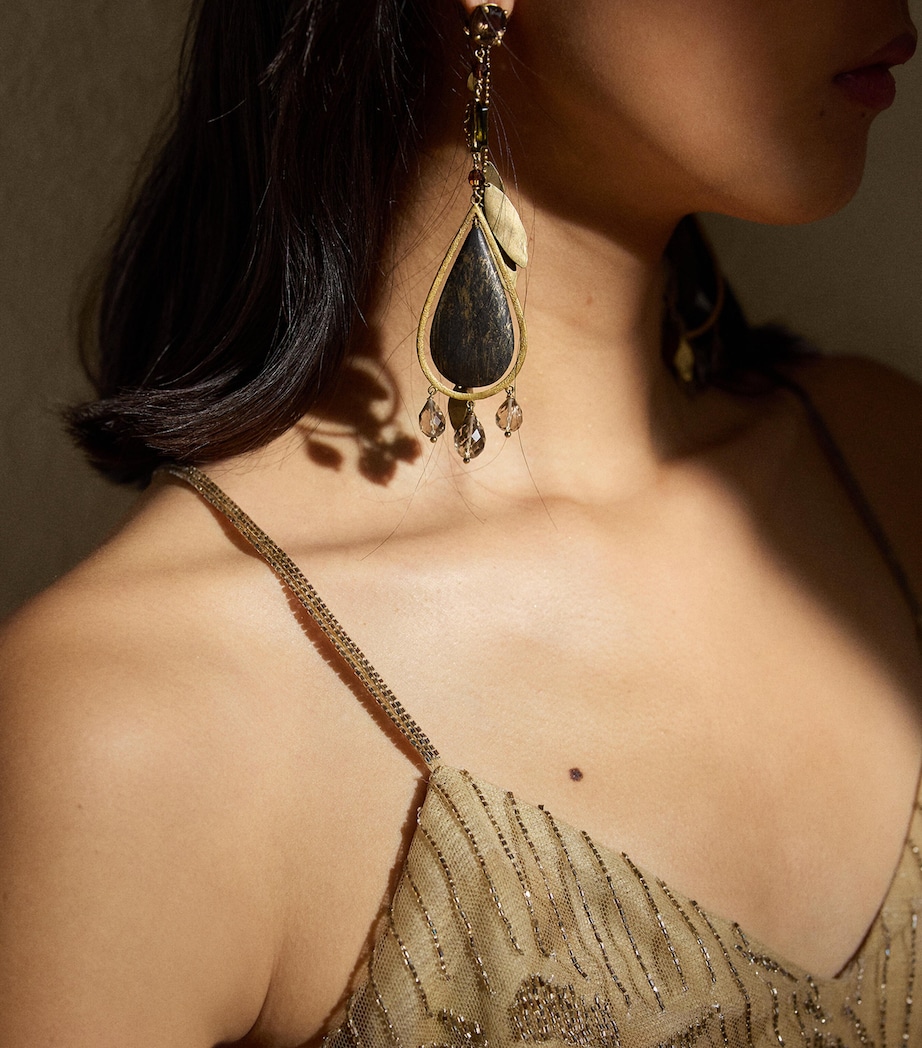 Embellished Kacey Maxi Dress LUX TAN Image 7