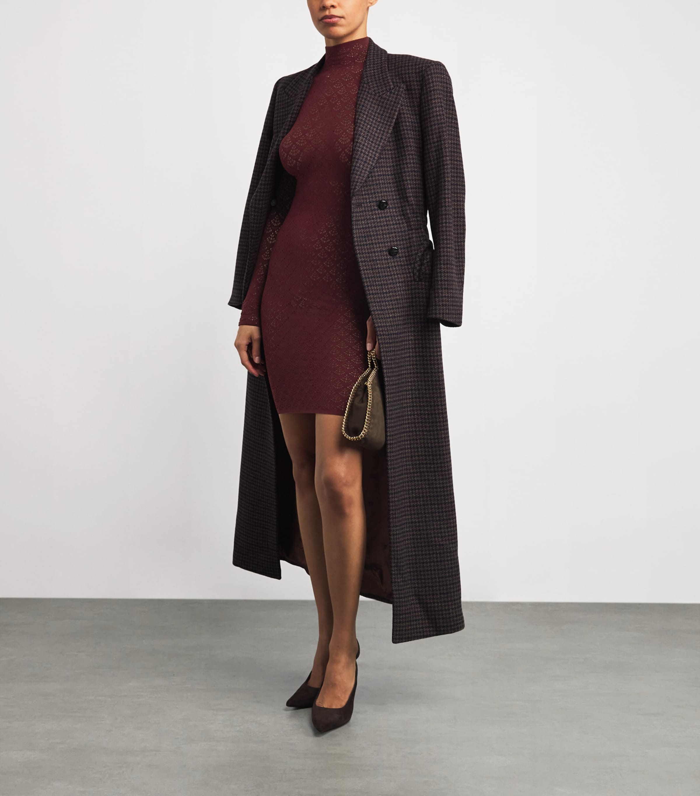 Mermaid Net Mini Dress 3240 MIDNIGHT R Image 2