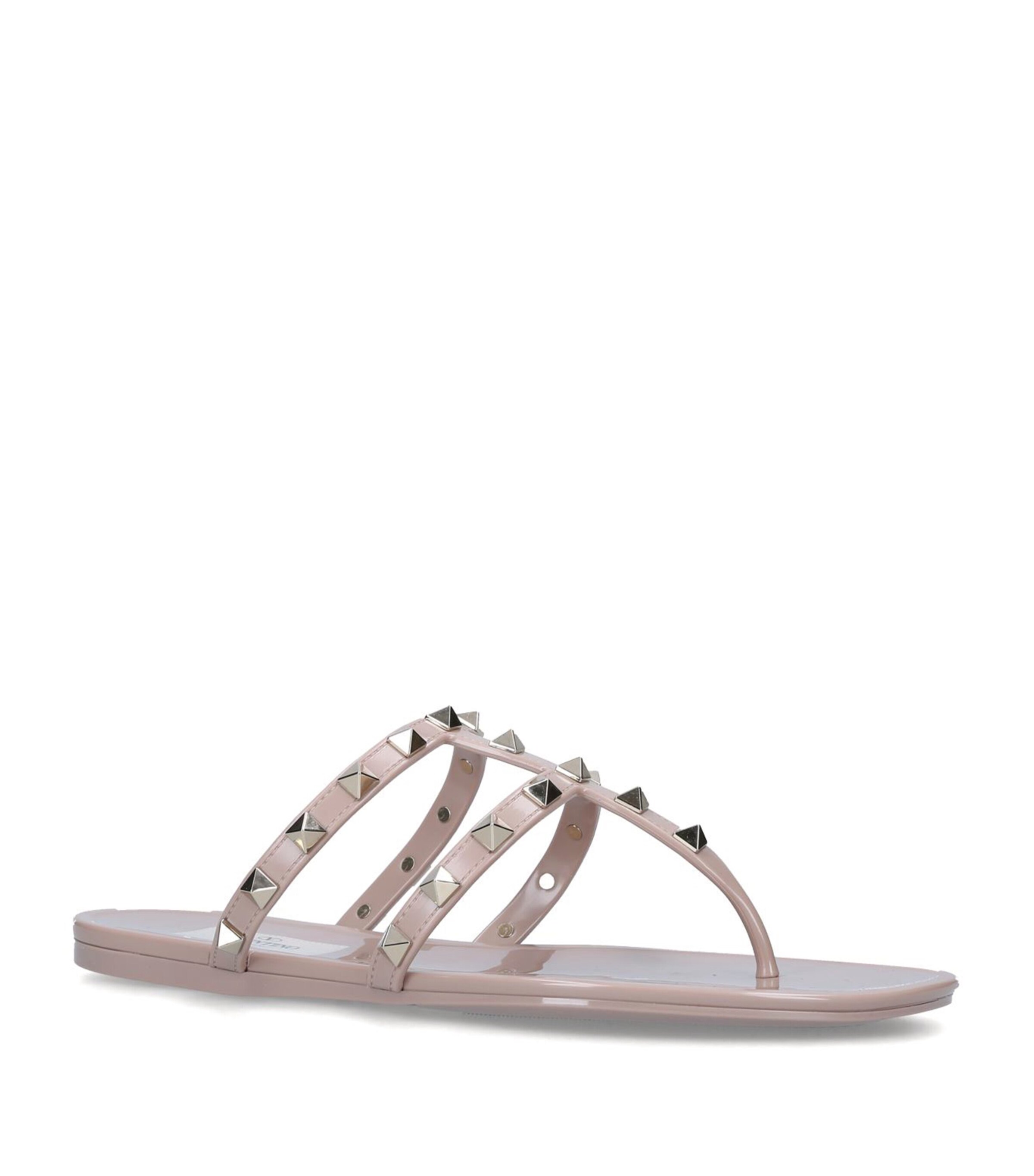 Rubber Rockstud Sandals BLUSH Image 6