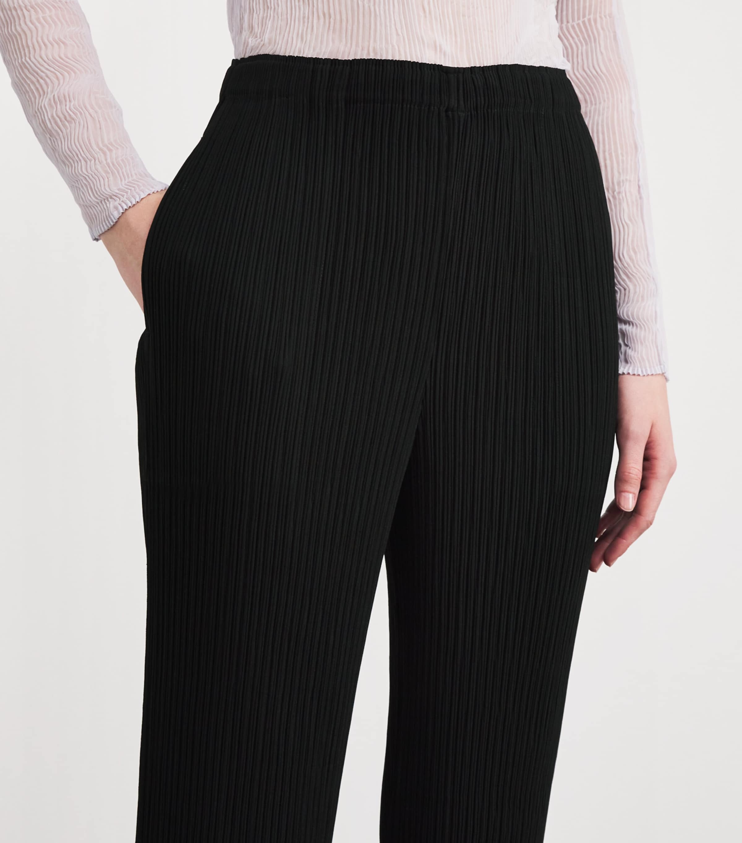 Hatching Pleats Trousers 15 Image 6