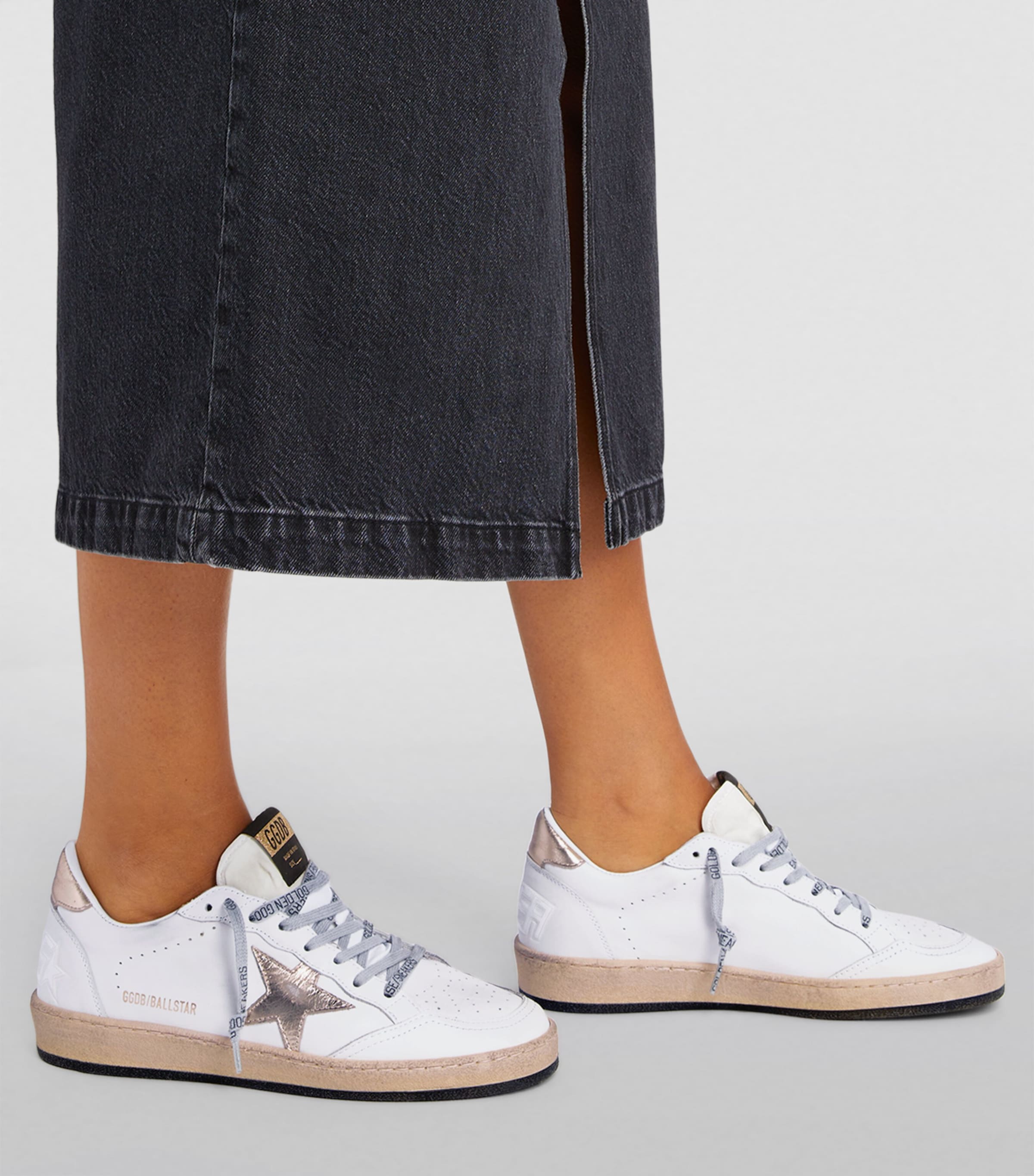 Golden Goose Leather Ball Star Sneakers | Harrods US