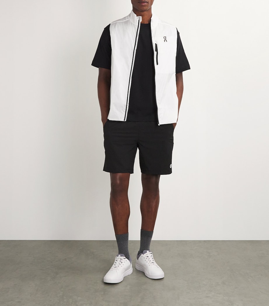 On Mens THE ROGER Advantage Trainers White|fossil Image 6