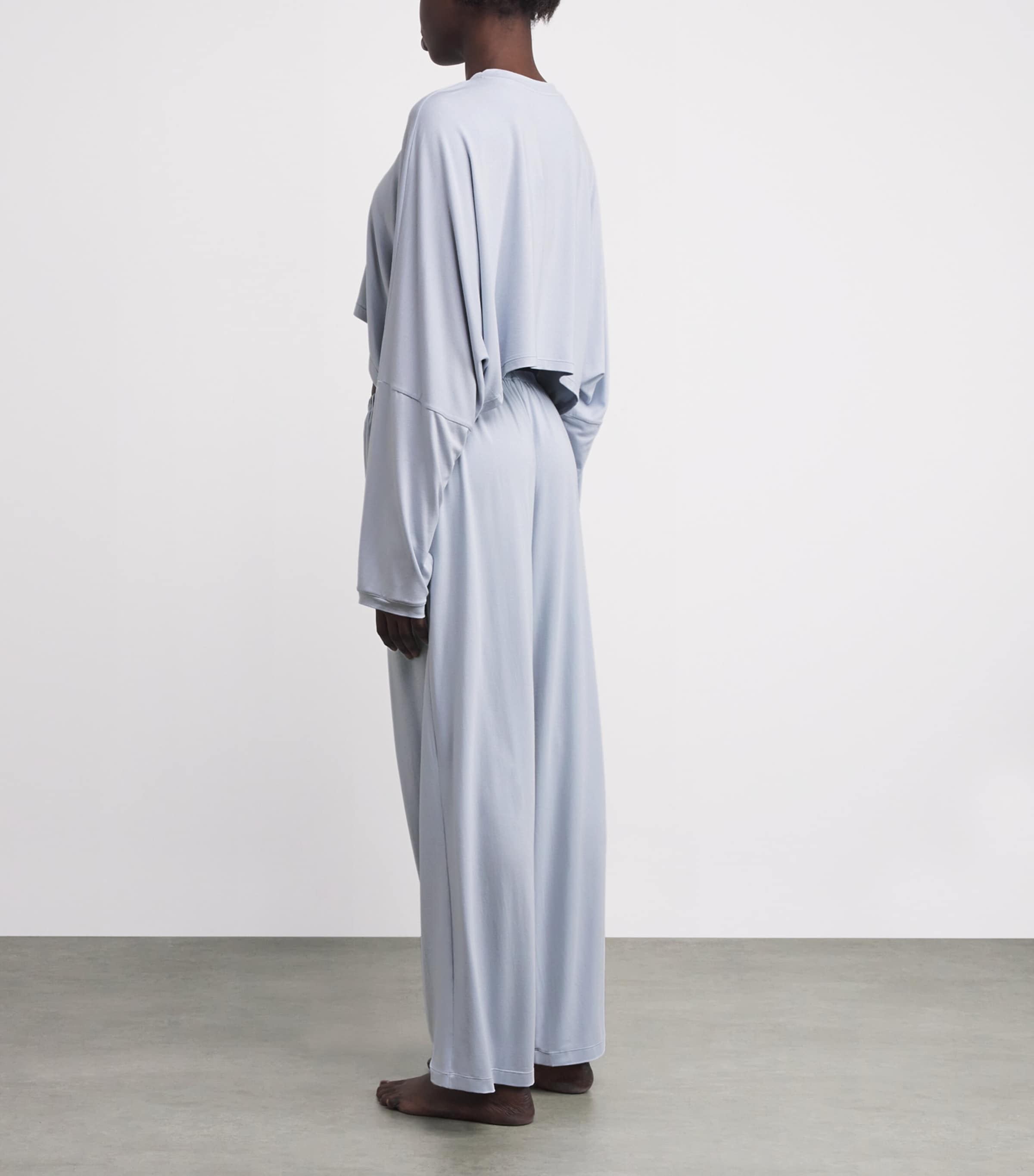 Modal-Blend Henley Pyjama Set ZEN BLUE Image 3