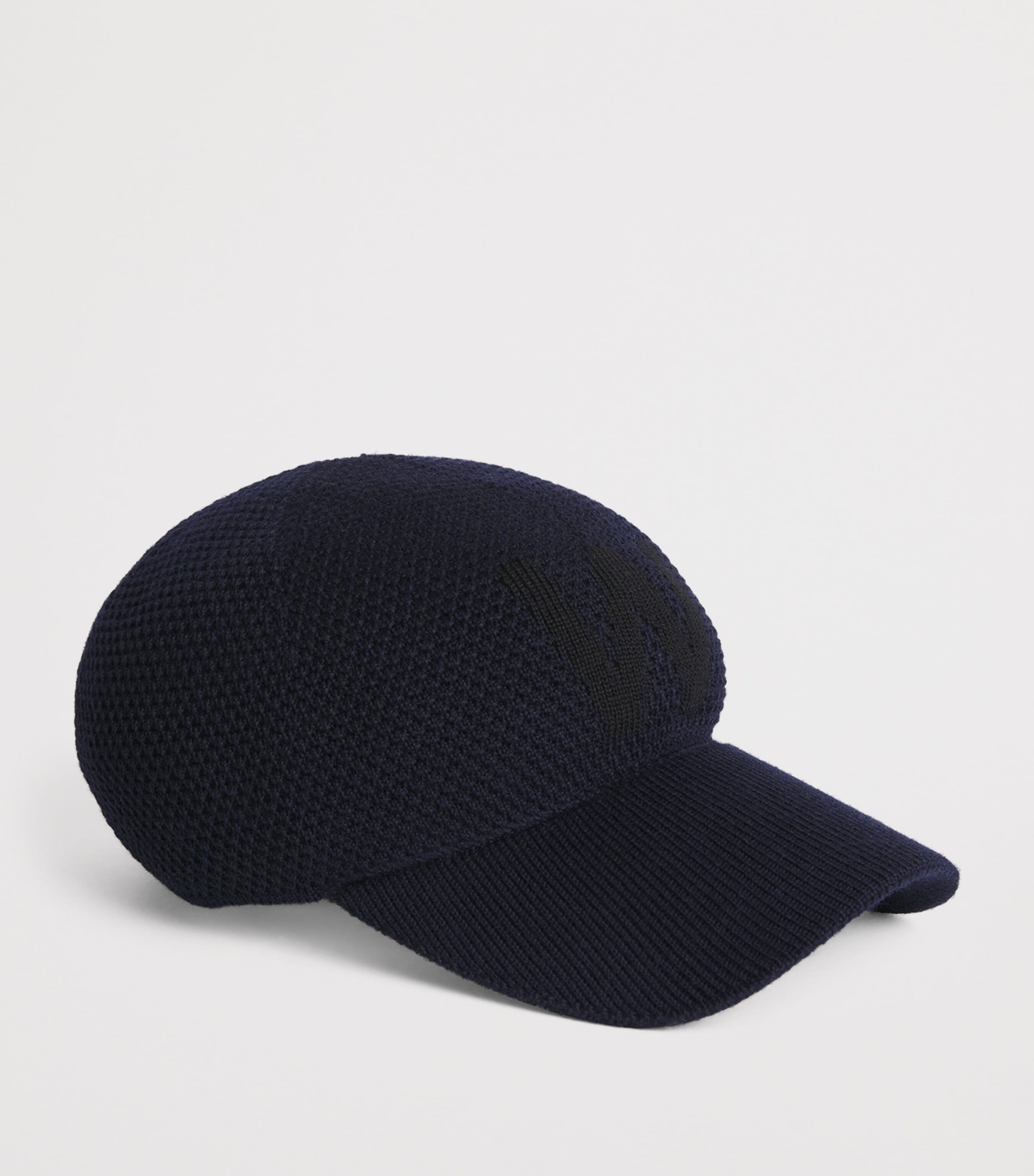Wool-Blend Knitted Baseball Cap MIDNIGHTBLUE Image 2