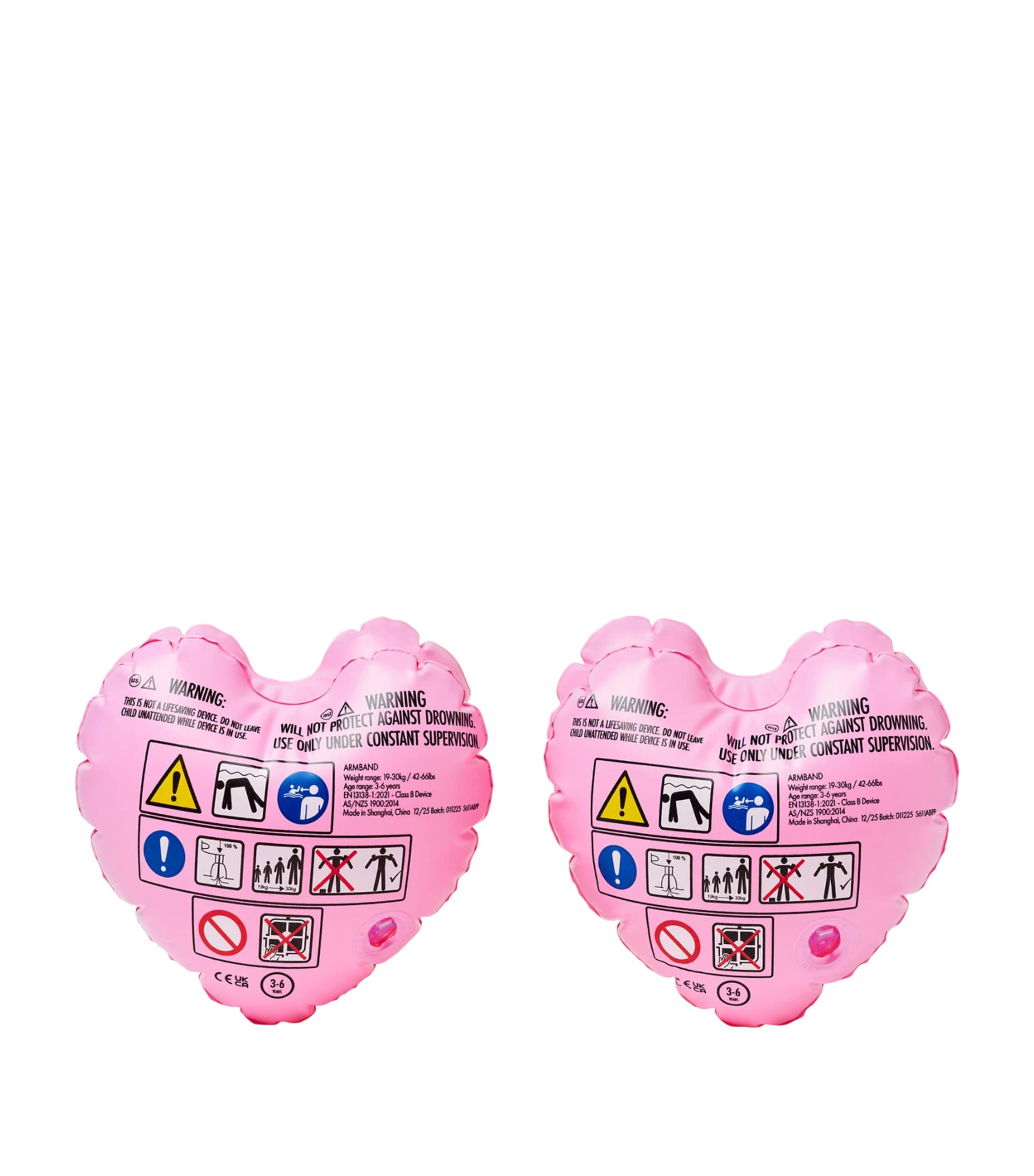 Sunnylife Kids Inflatable Poppy the Peach Armbands Pink Image 5