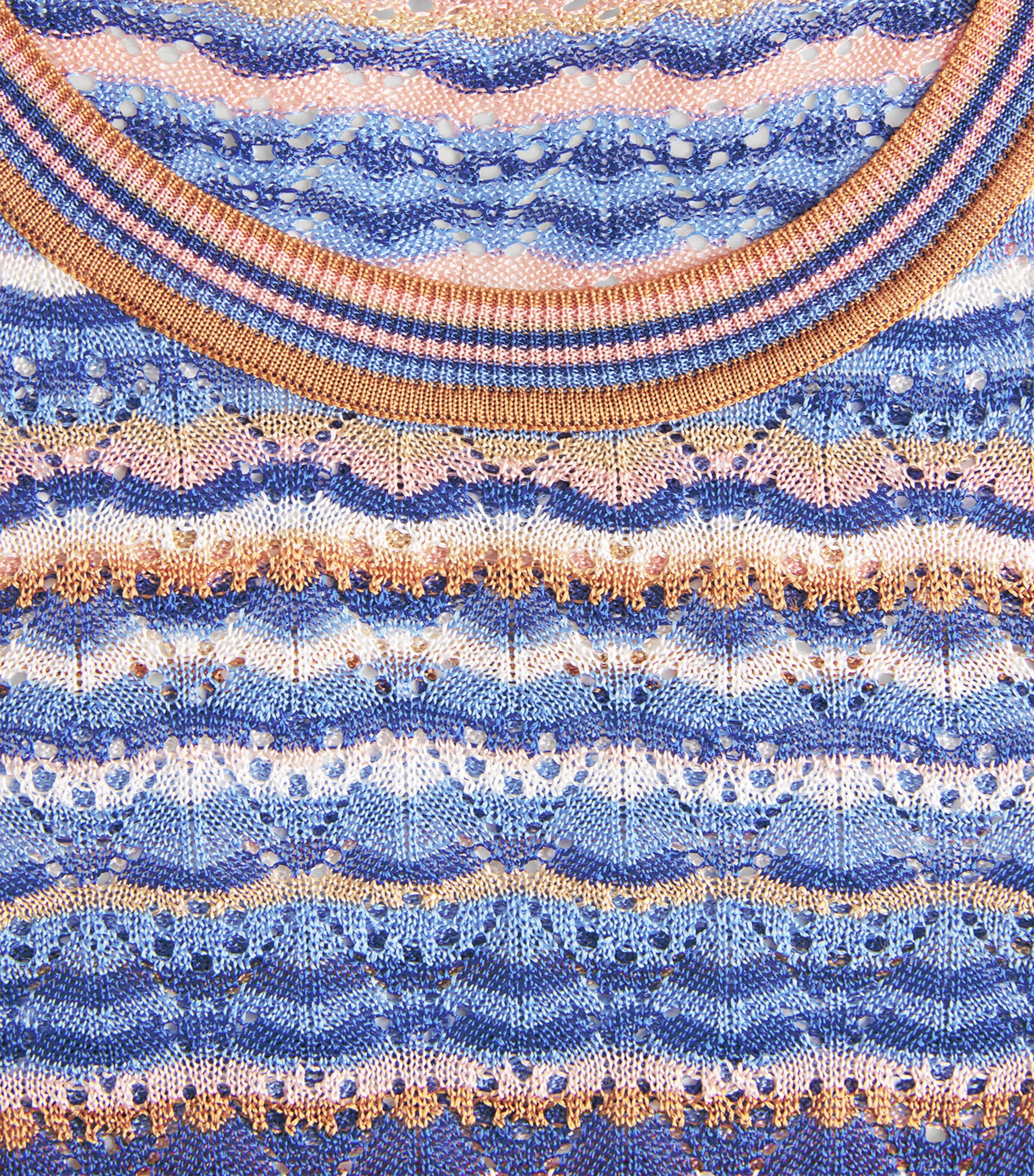 Ulla Johnson Womens Pointelle Stripe Lunaire Sweater Sunset Image 6