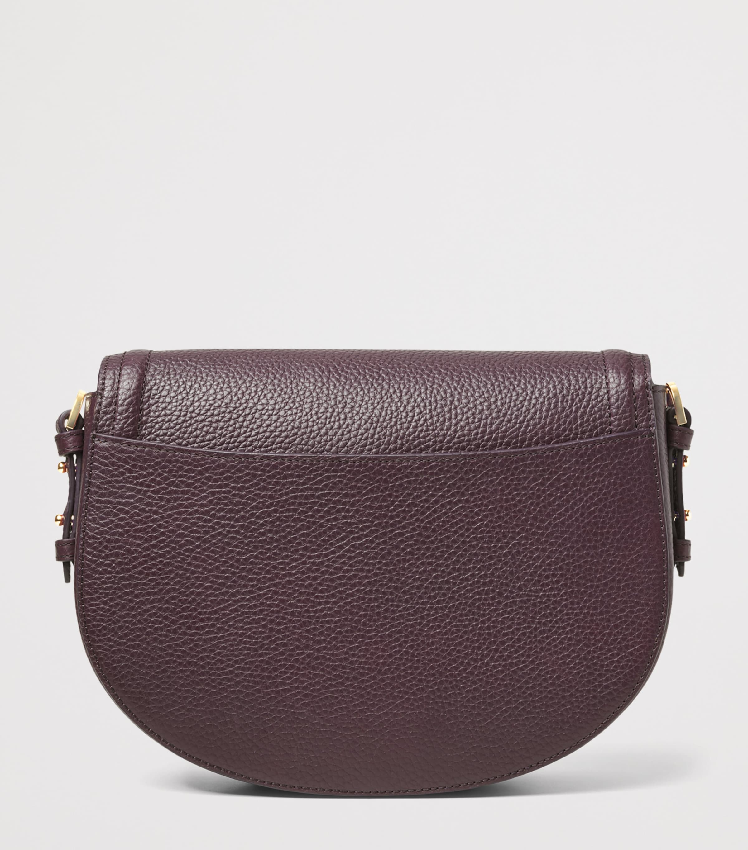 Aspinal Of London Leather Stella Cross-Body Satchel Fig Image 3
