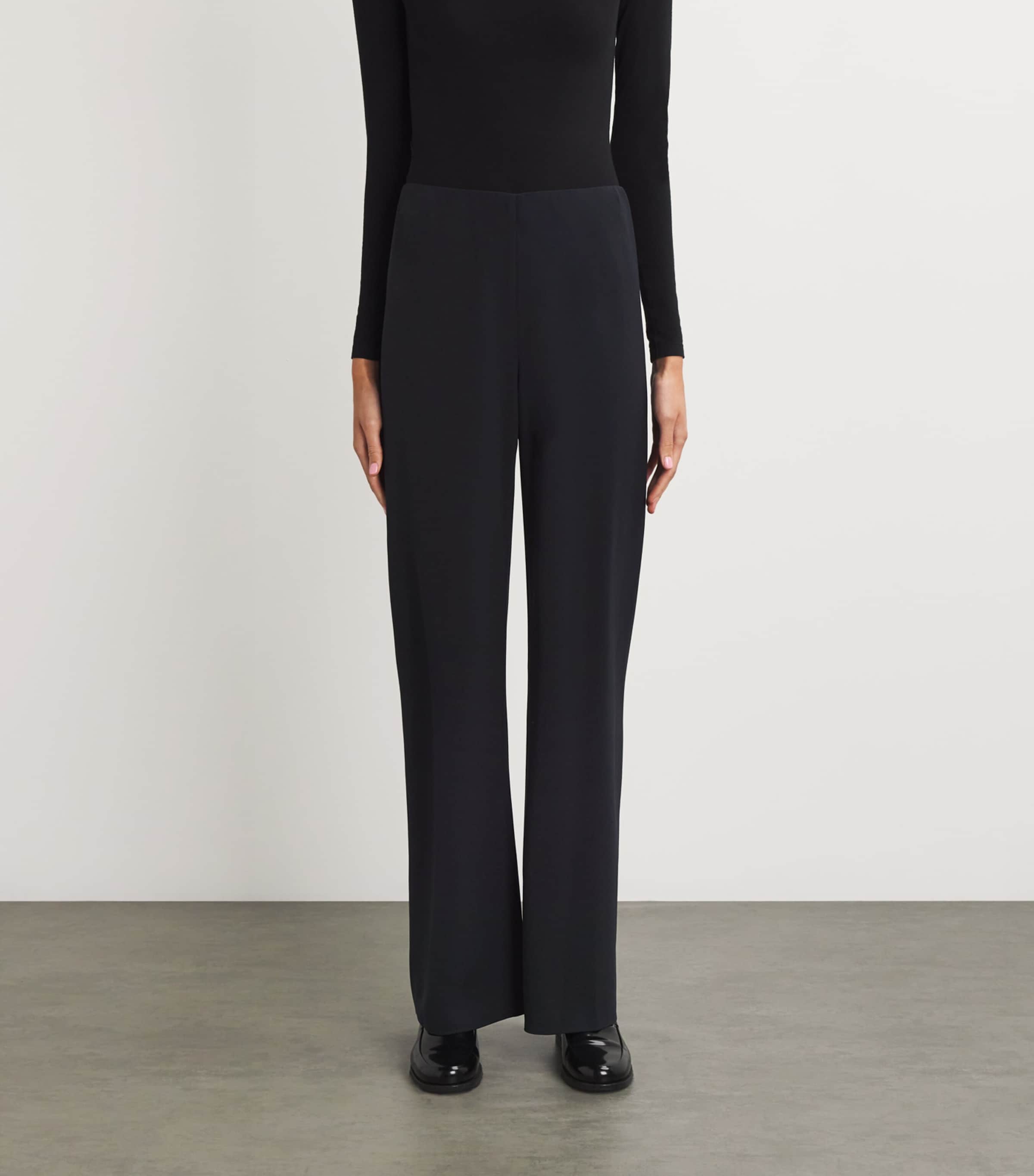 Crepe High-Waist Trousers 403CBL COASTAL Image 3