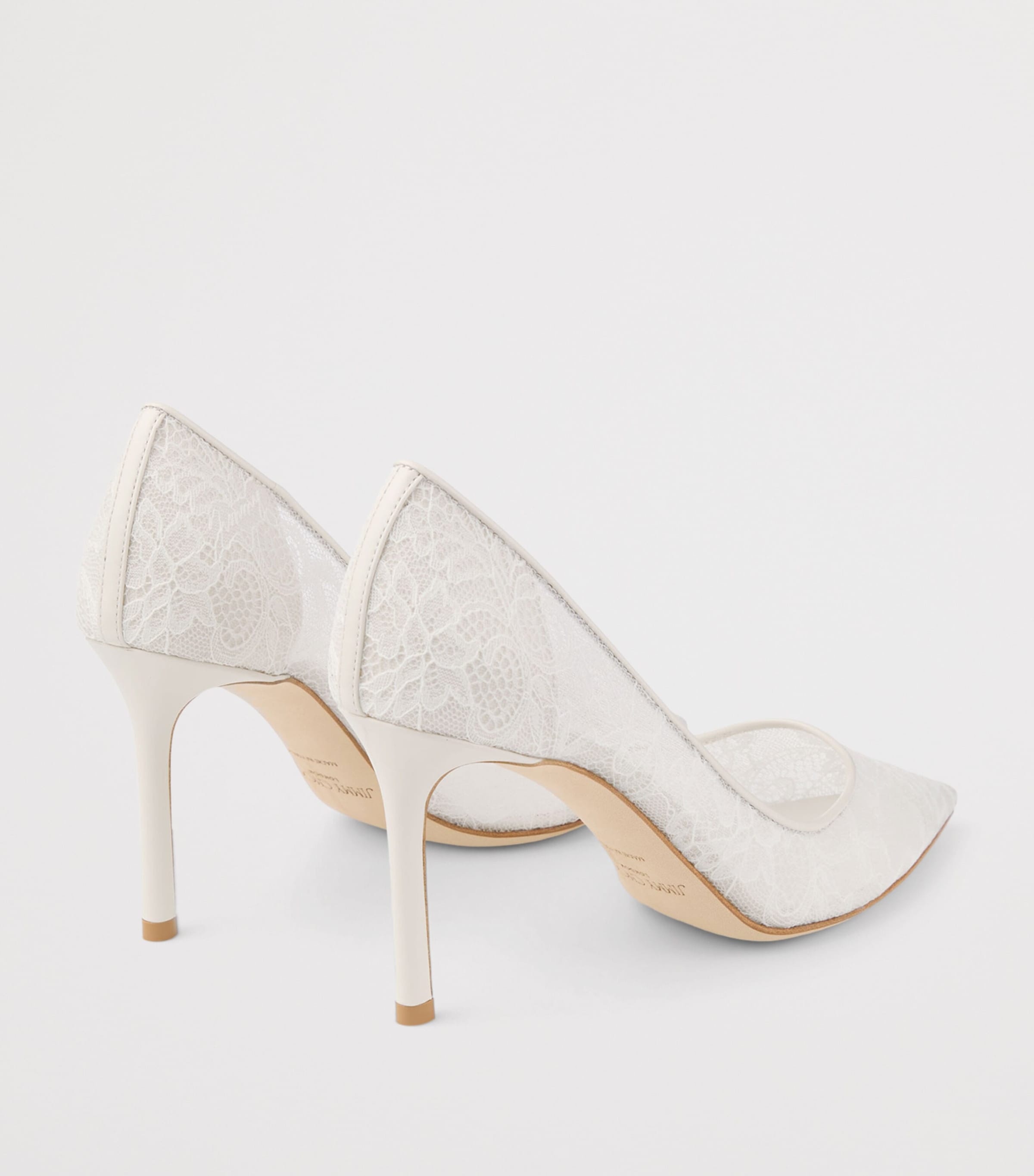 Jimmy Choo Ivory Romy 85 Lace Pumps | Harrods US