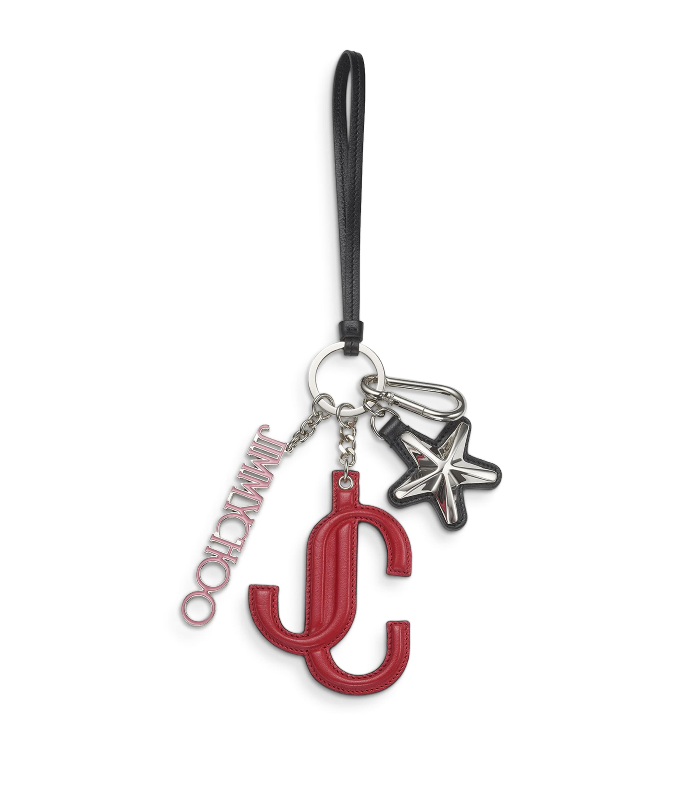 Logo Bag Charm RED/CANDY PINK/BLACK Image 1