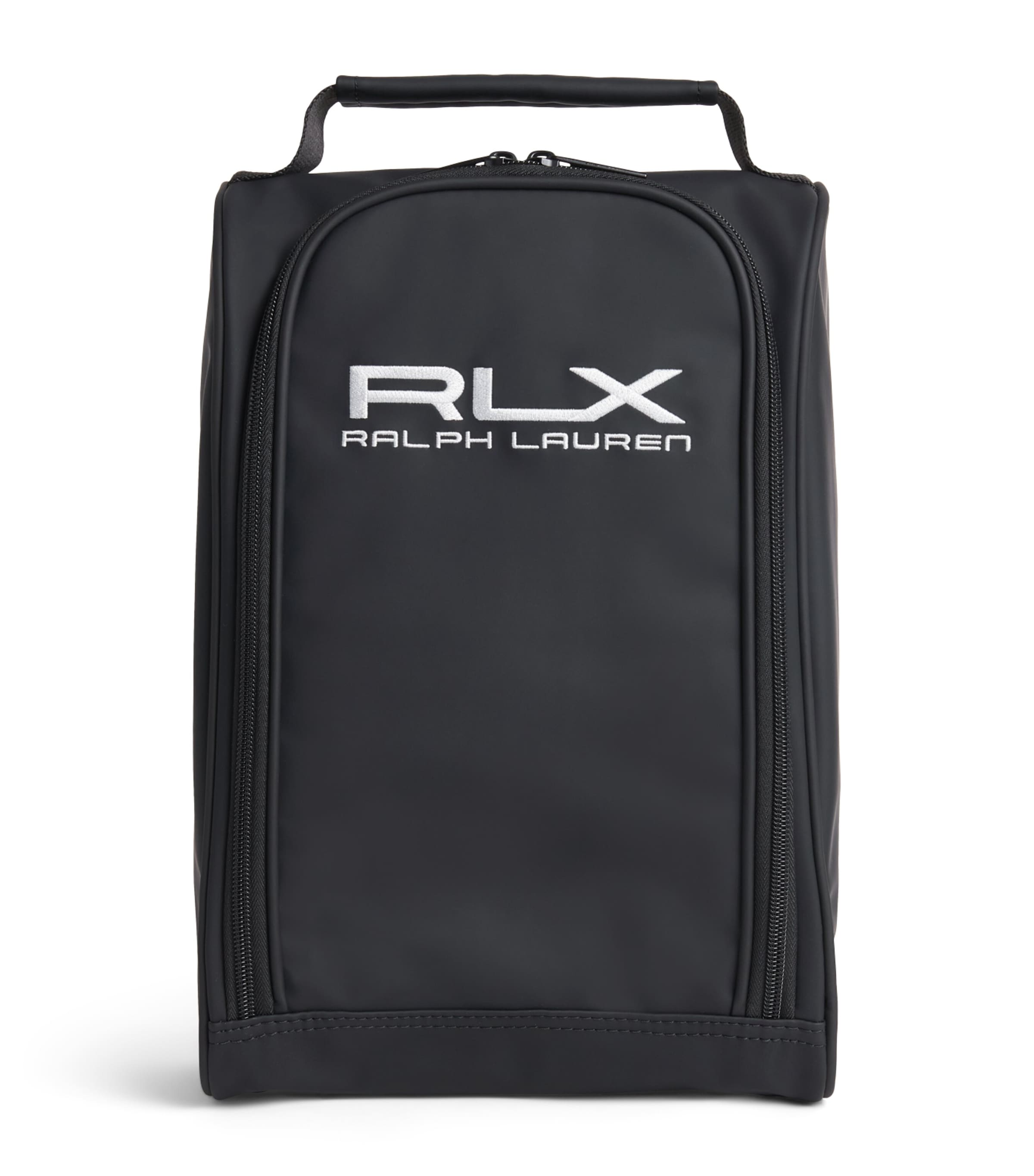 RLX Ralph Lauren Mens Logo Shoe Bag Black Image 1