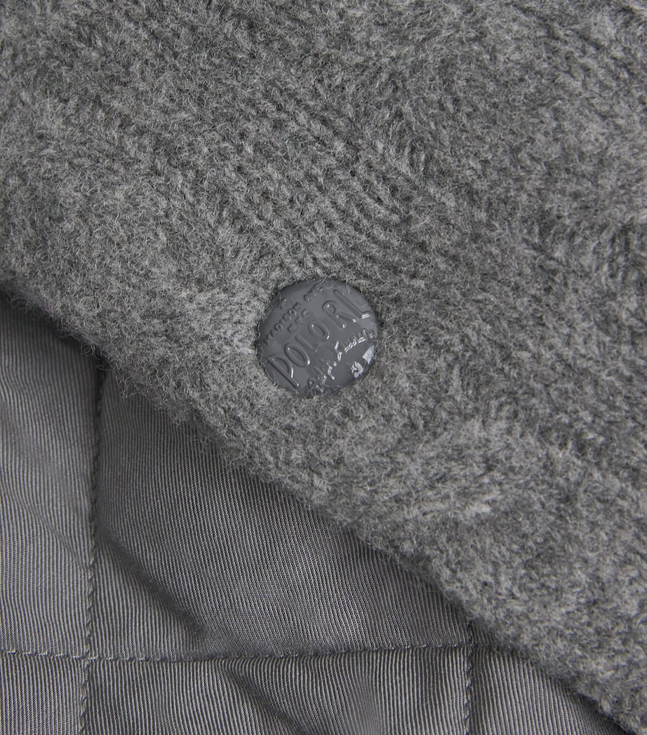 Wool-Cashmere Bomber Jacket ANTIQUE HEATHER Image 5