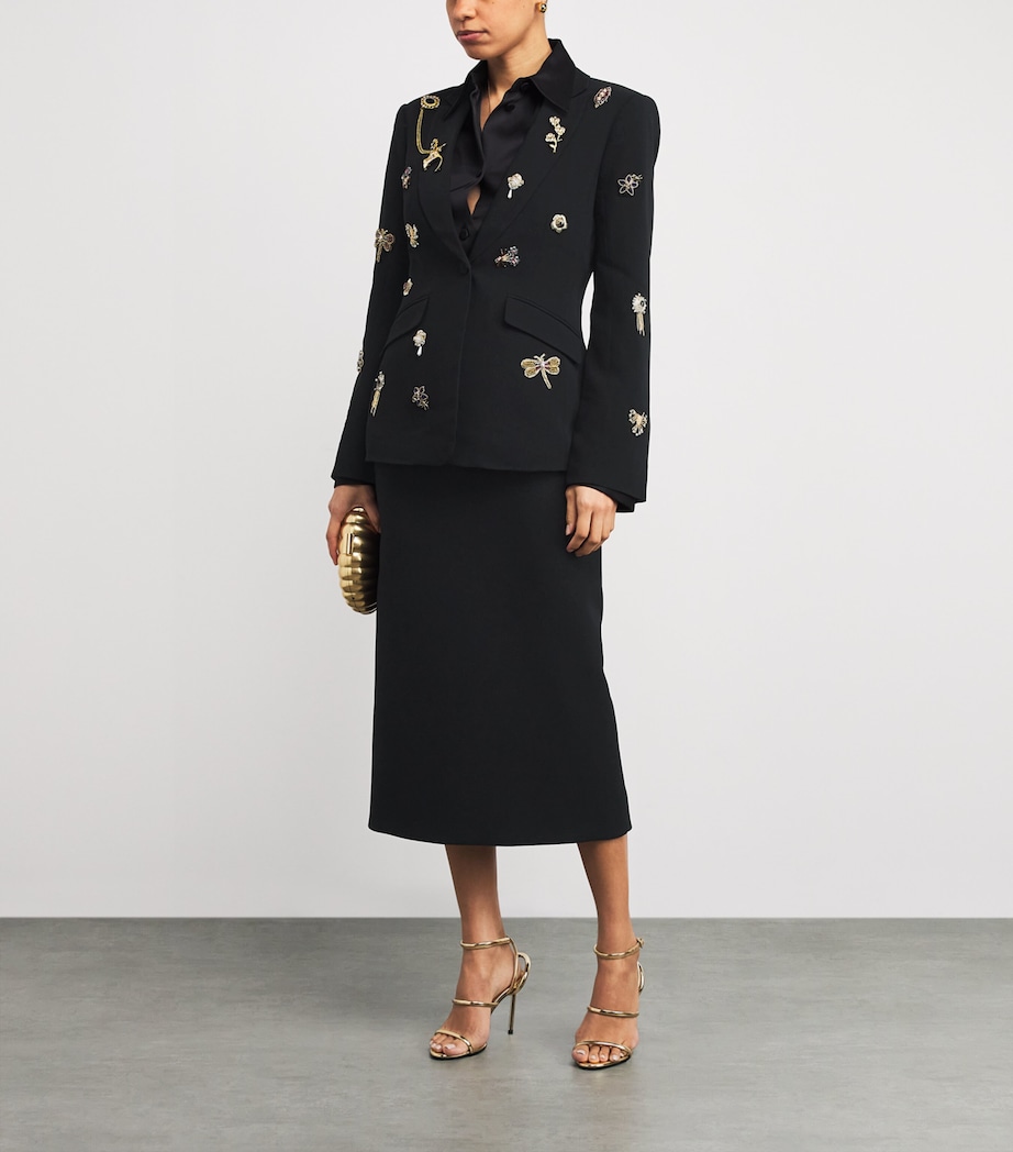 Gold Brooches Cheyenne Blazer BLACK Image 2