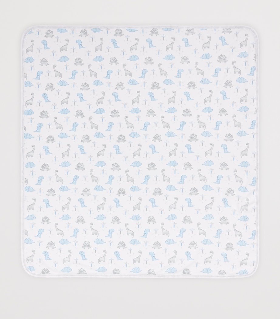 Kissy Kissy Cotton Dinosaur Territory Blanket (73cm x 66cm) Multi Image 2
