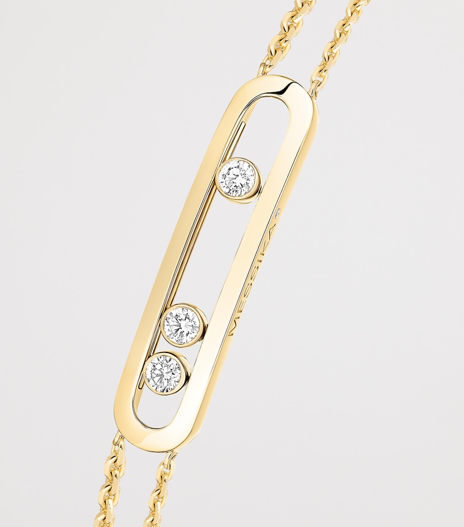 Messika Move Classique Yellow Gold and Diamond Bracelet Yellow Gold Image 3