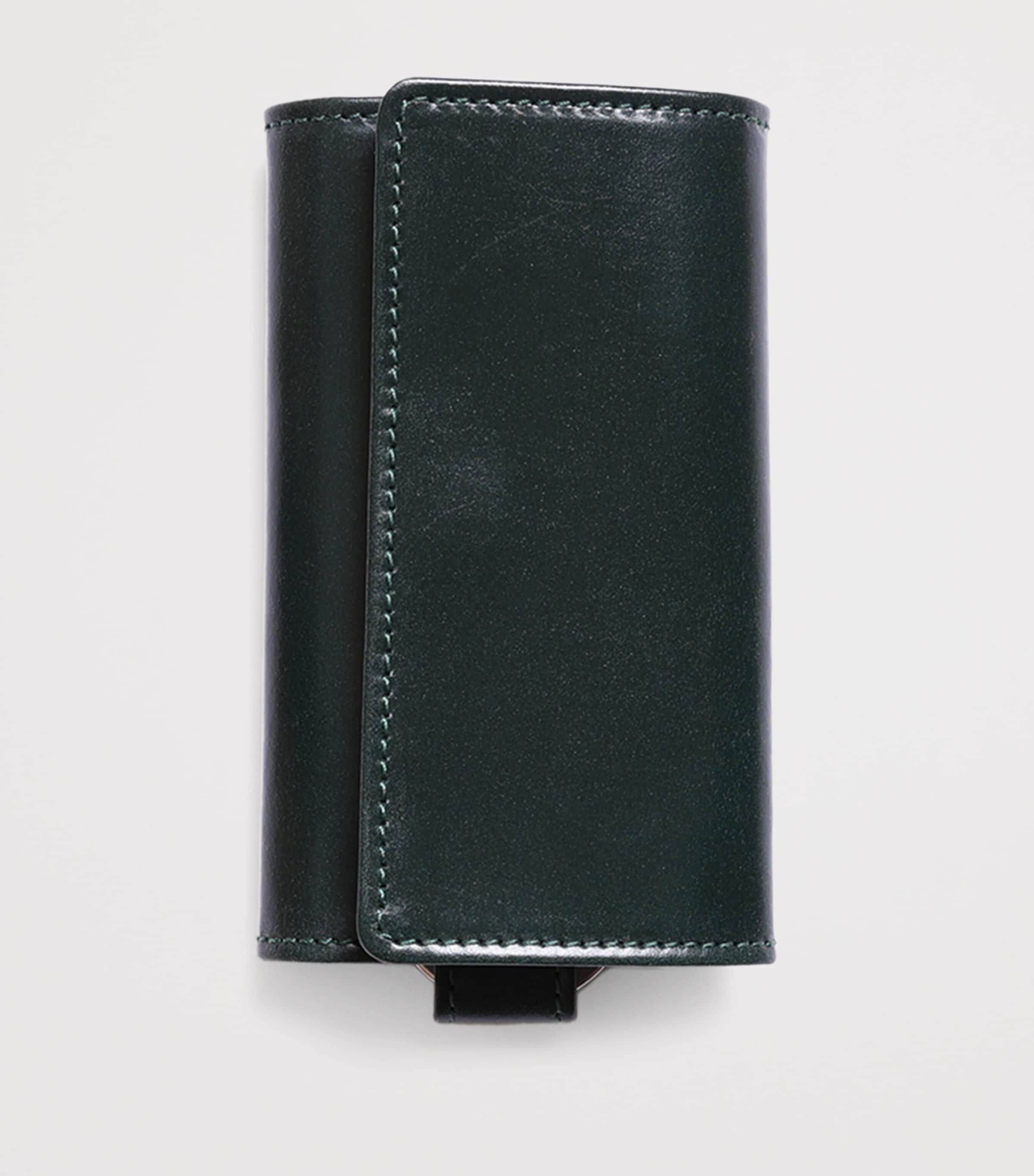 Leather Key Case JAGUAR GREEN/SERAPIN Image 3