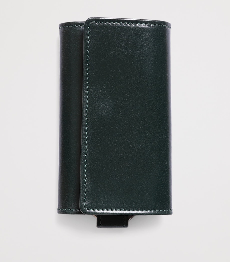 Leather Key Case JAGUAR GREEN/SERAPIN Image 3