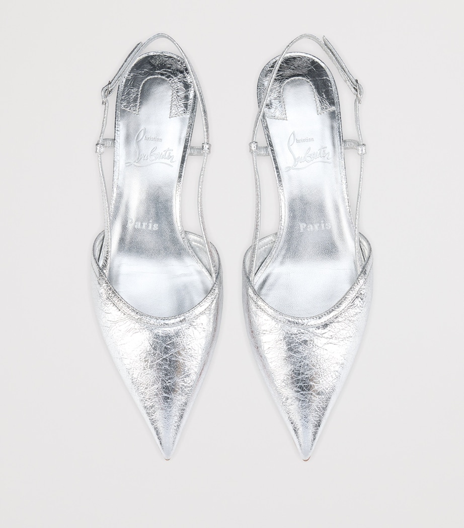 Miss Z Slingina Metallic Leather Pumps 25 S211 Image 5