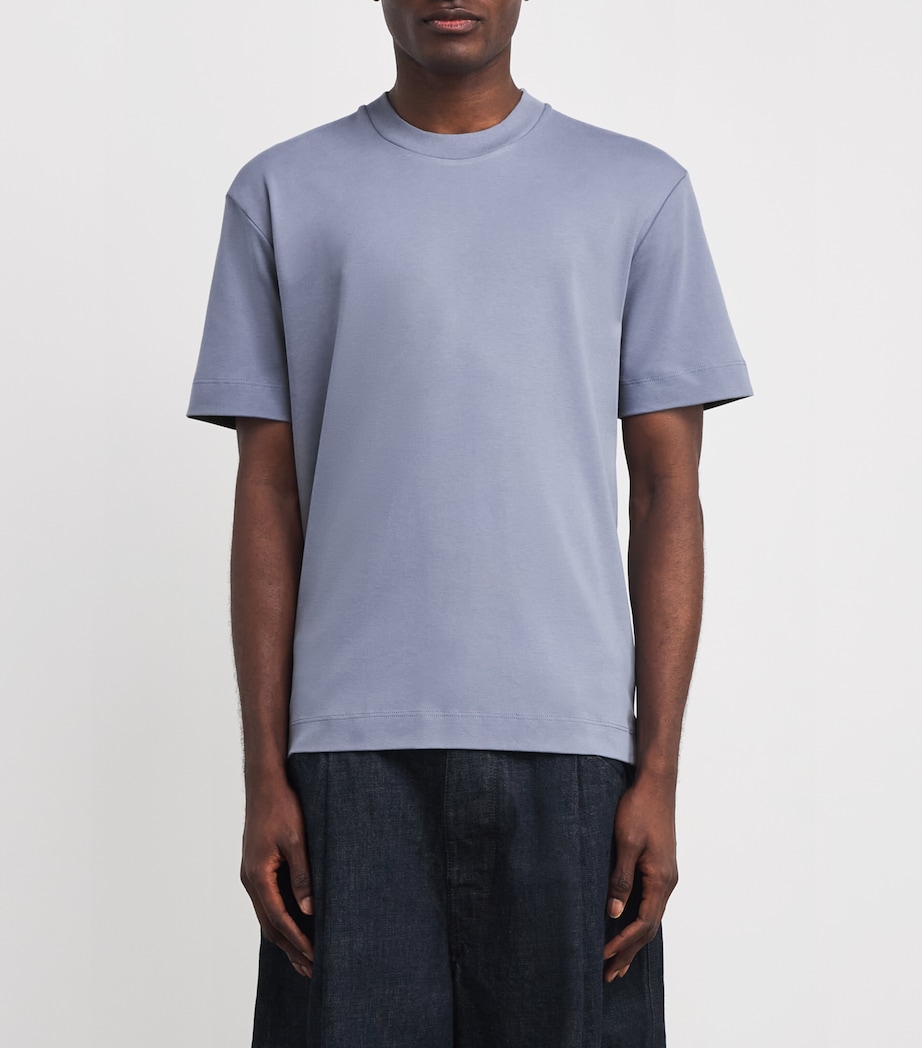 Brushed Supima Cotton T-Shirt BUWB-VINTAGE BLUE Image 3