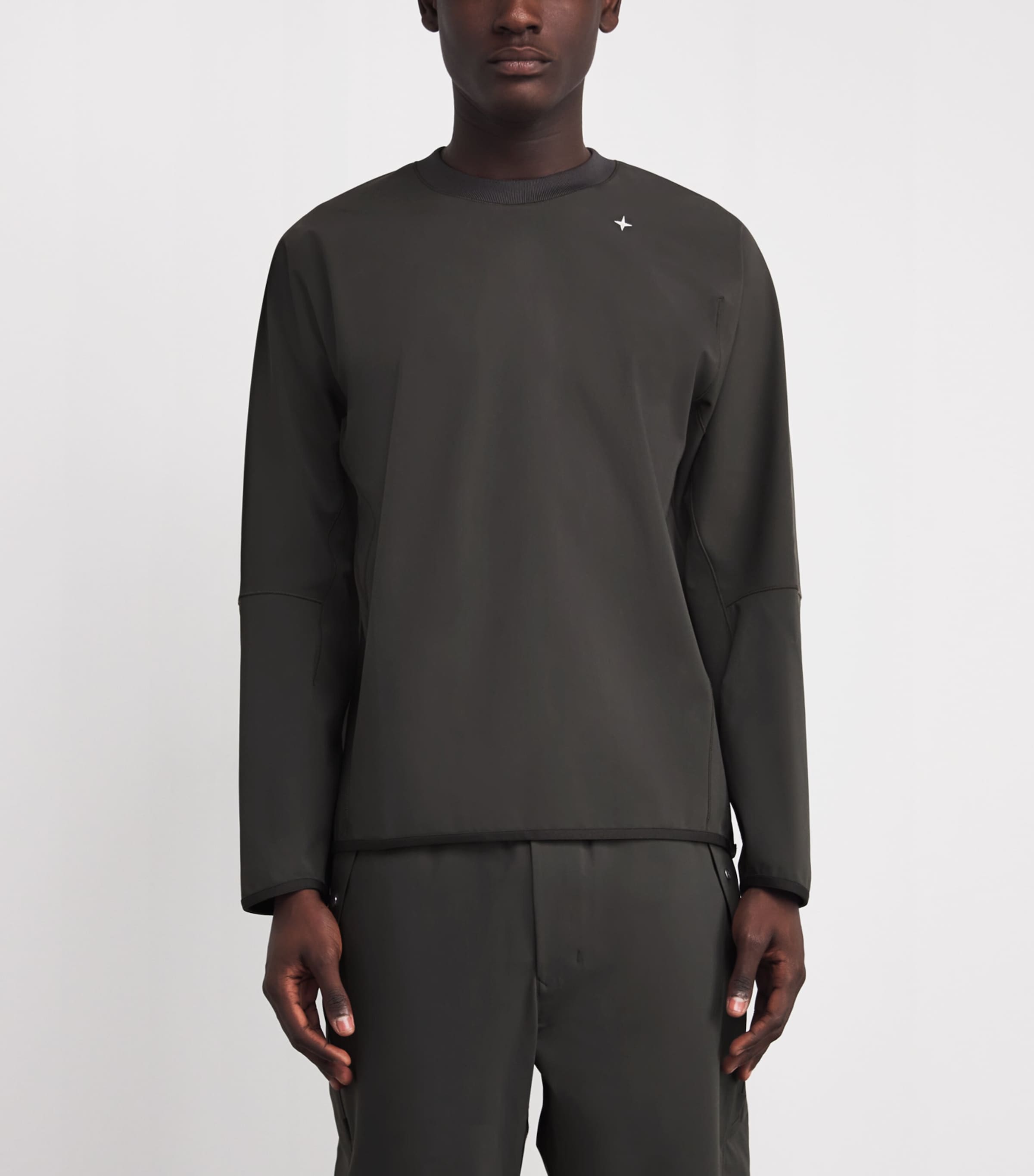 Stone Island Grey Stellina Long-Sleeve T-Shirt | Harrods VE