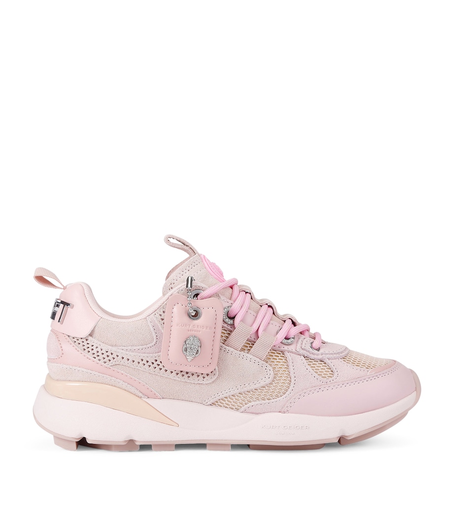 Kurt Geiger London Suede Kurt Runner Sneakers Pale Pink Image 1